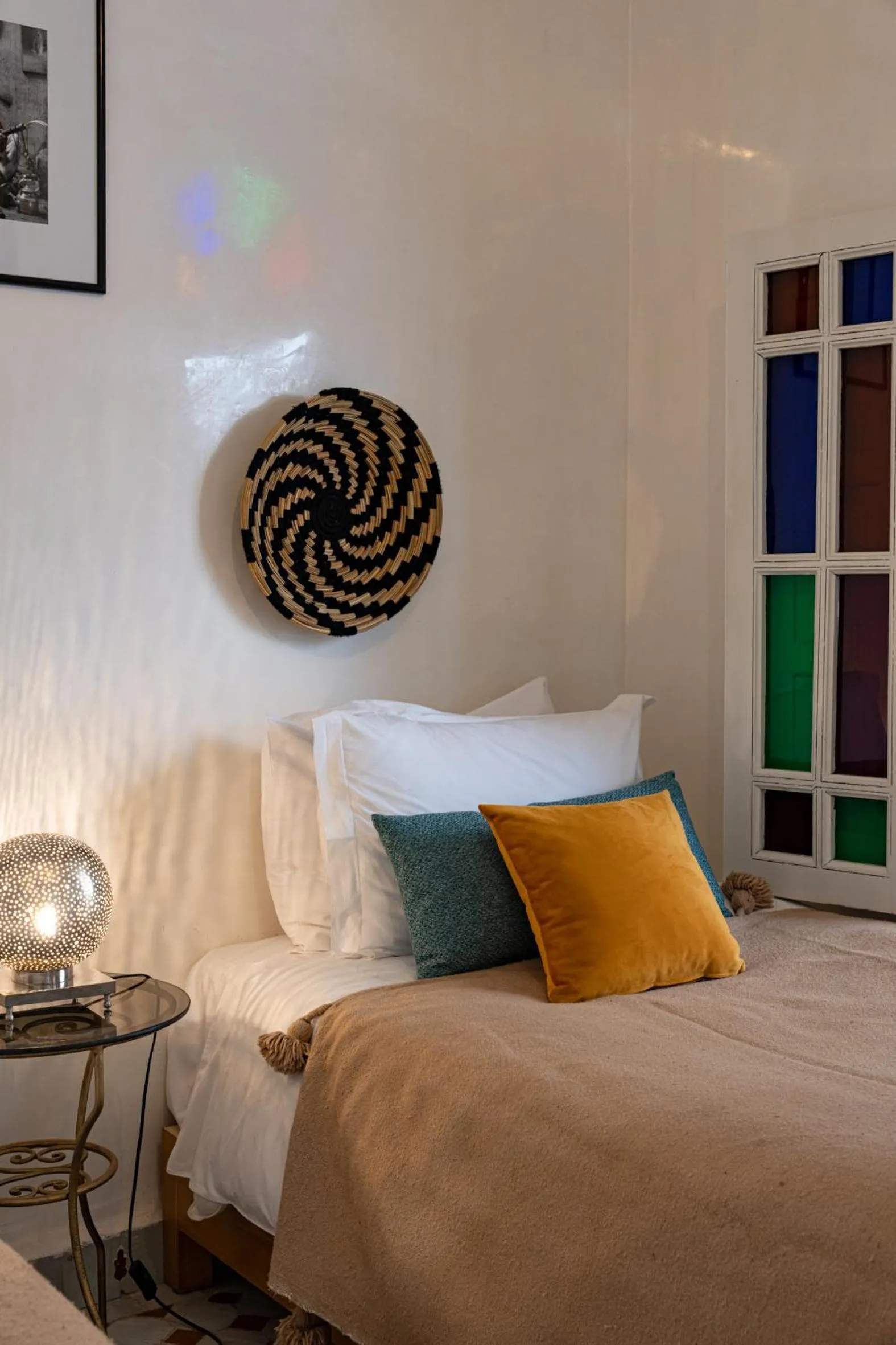 Bedroom, Bed in Riad LAMDINA