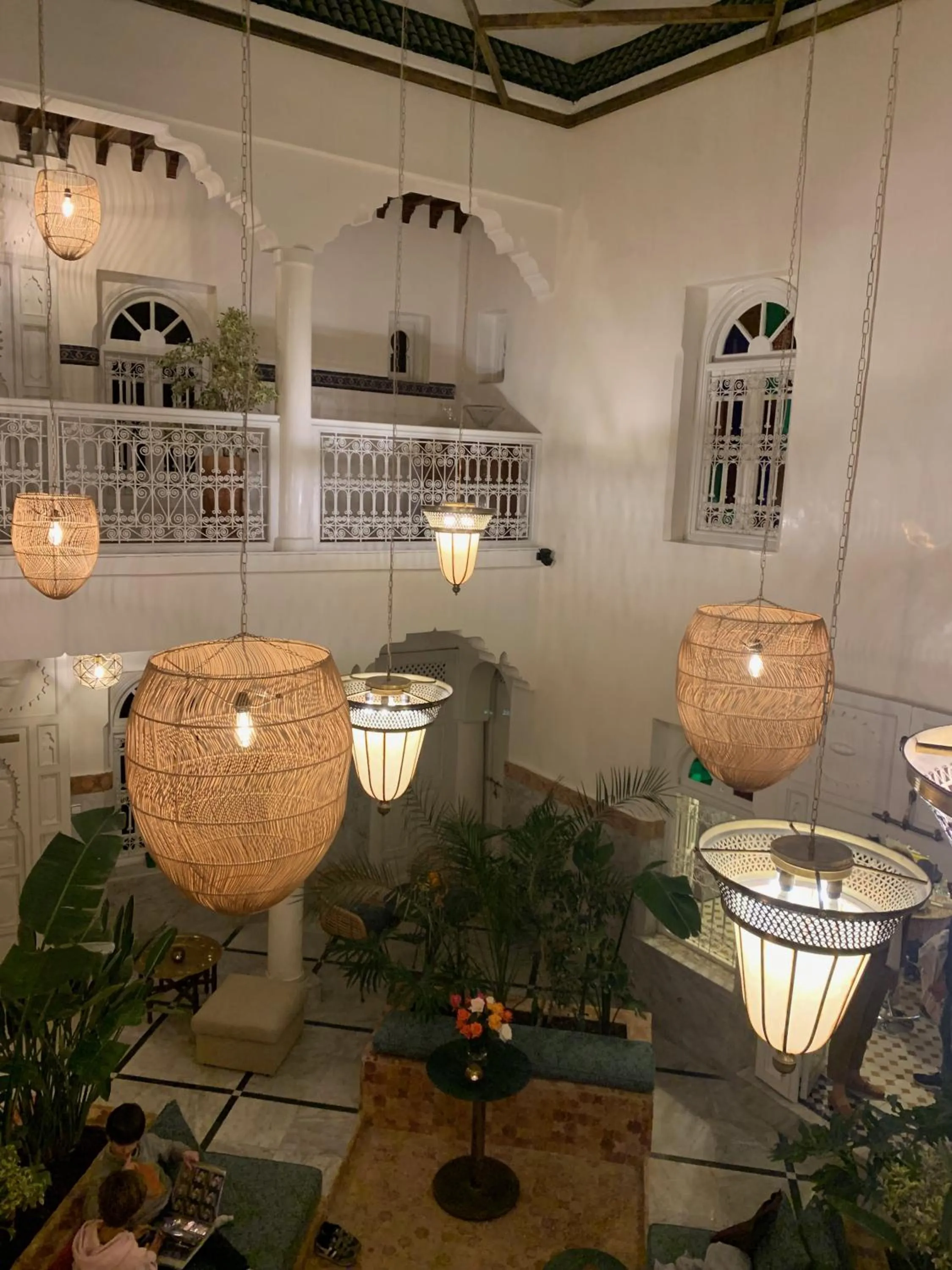 Patio in Riad LAMDINA