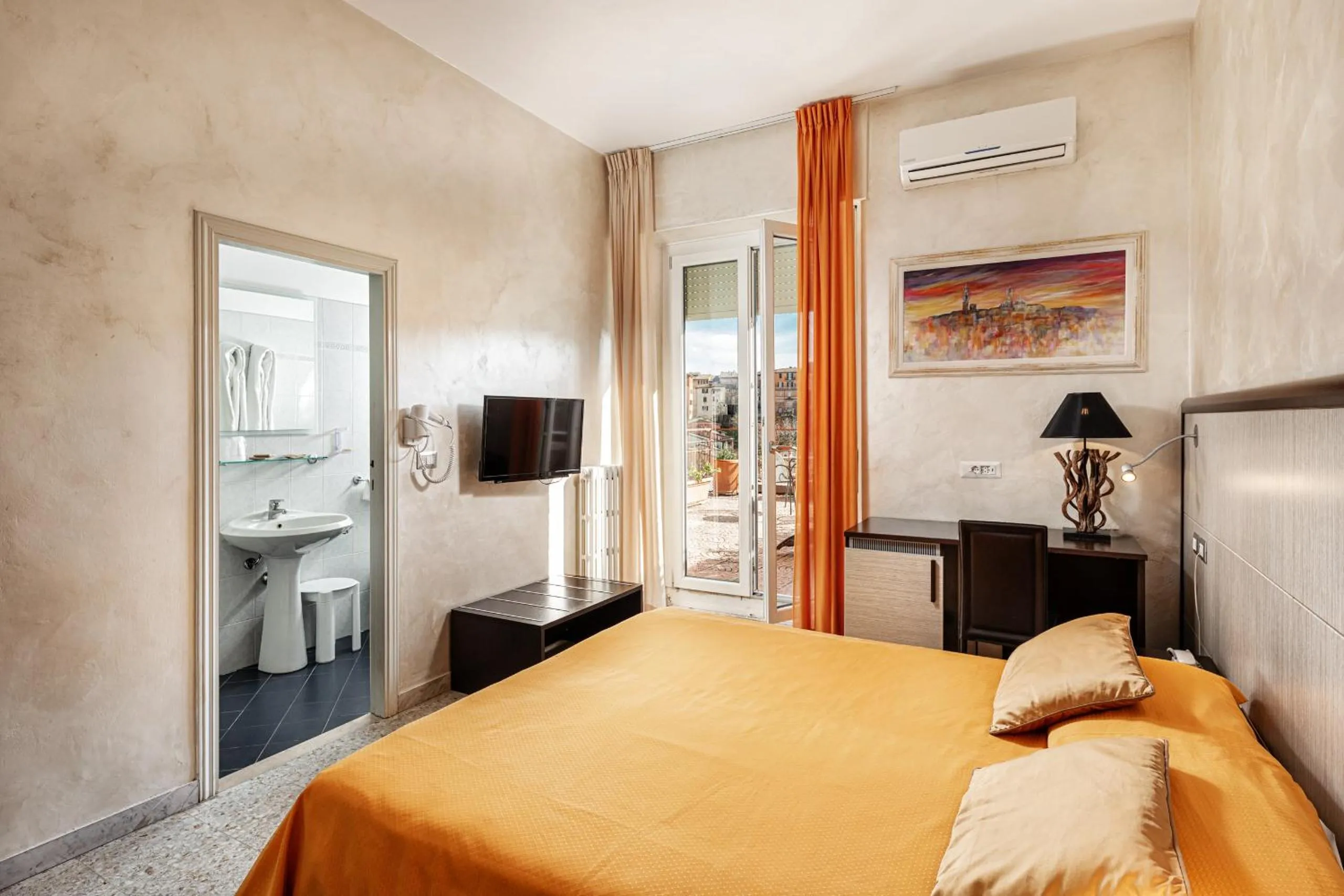 Bed in Hotel Minerva