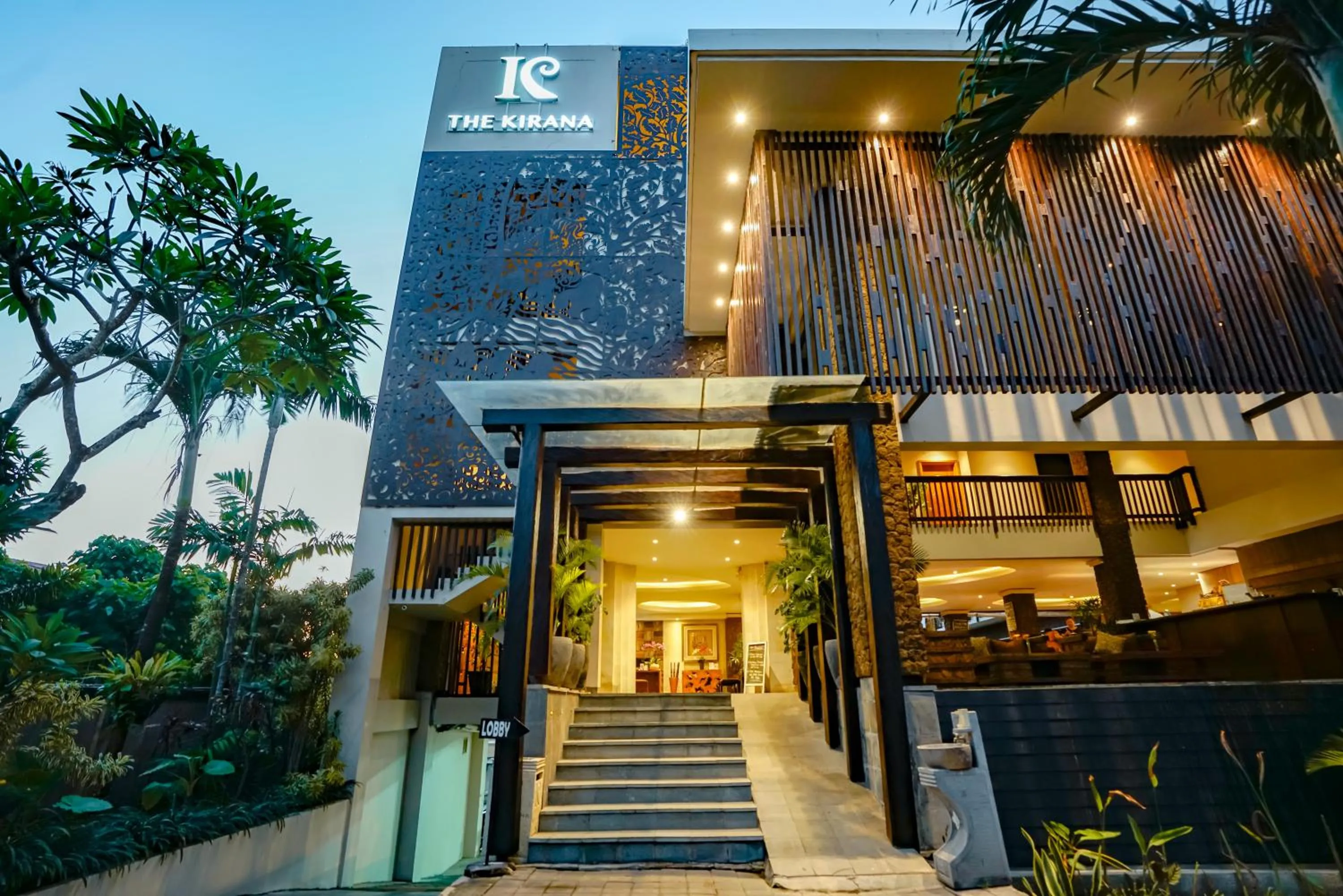 Property building in The Kirana Canggu Hotel