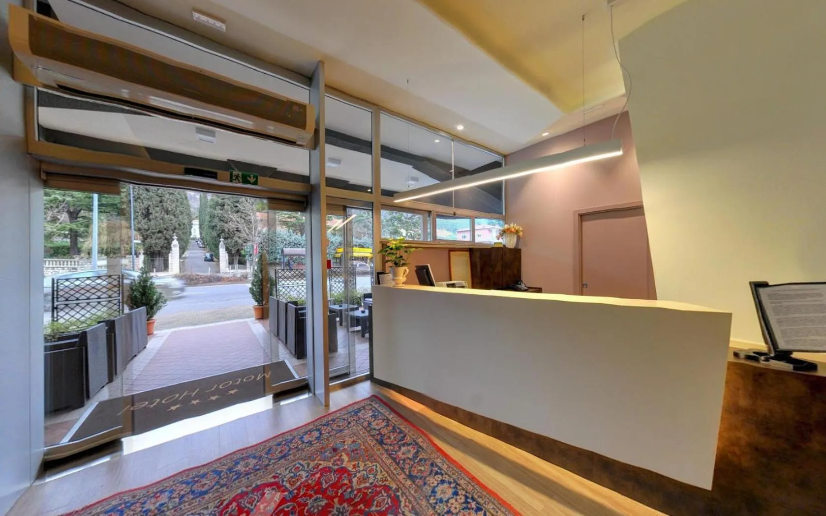 Lobby or reception in Ai Ronchi Motor Hotel Brescia