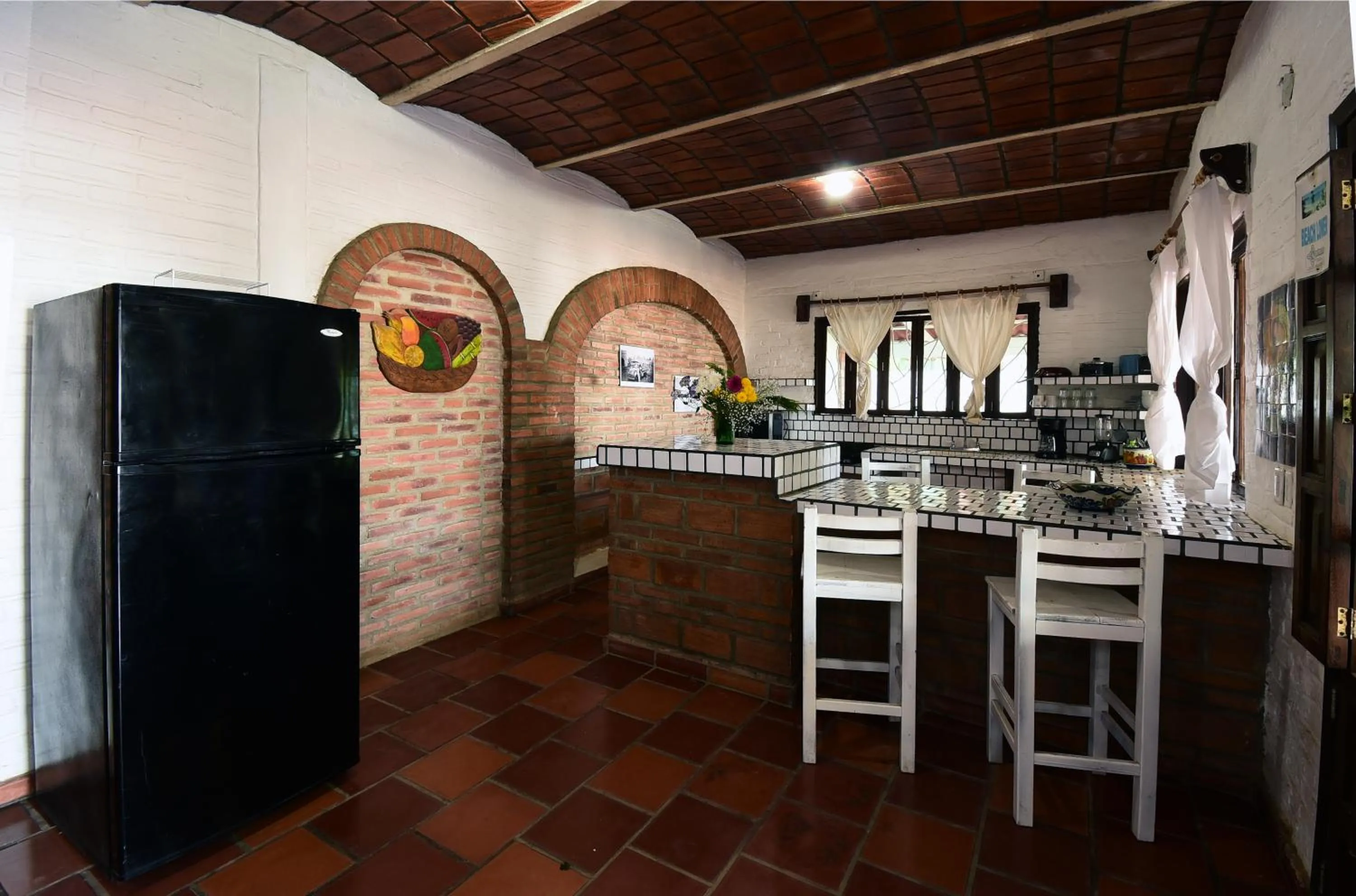 Kitchen or kitchenette in Sayulita Beach House Hotel