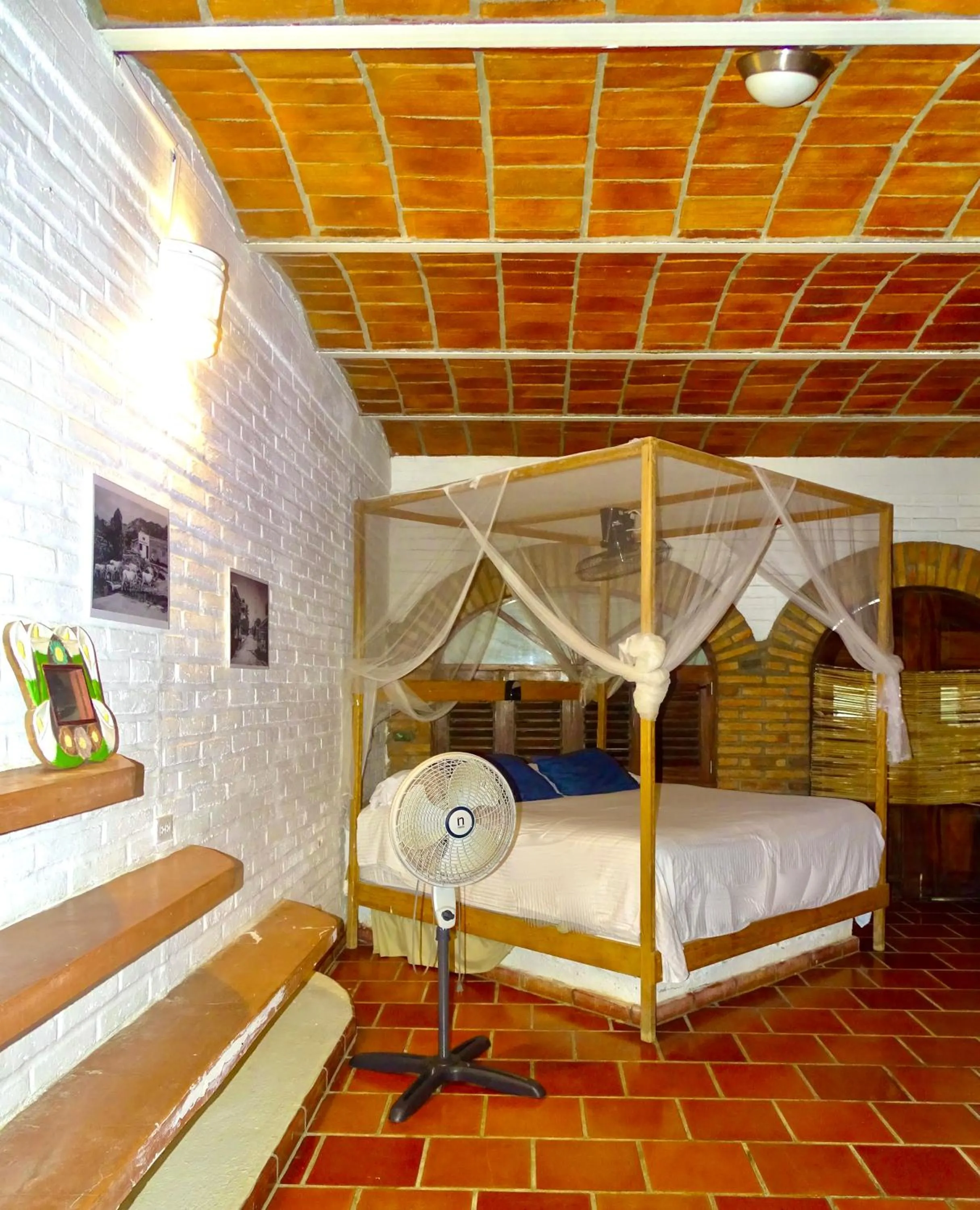 Bed in Sayulita Beach House Hotel