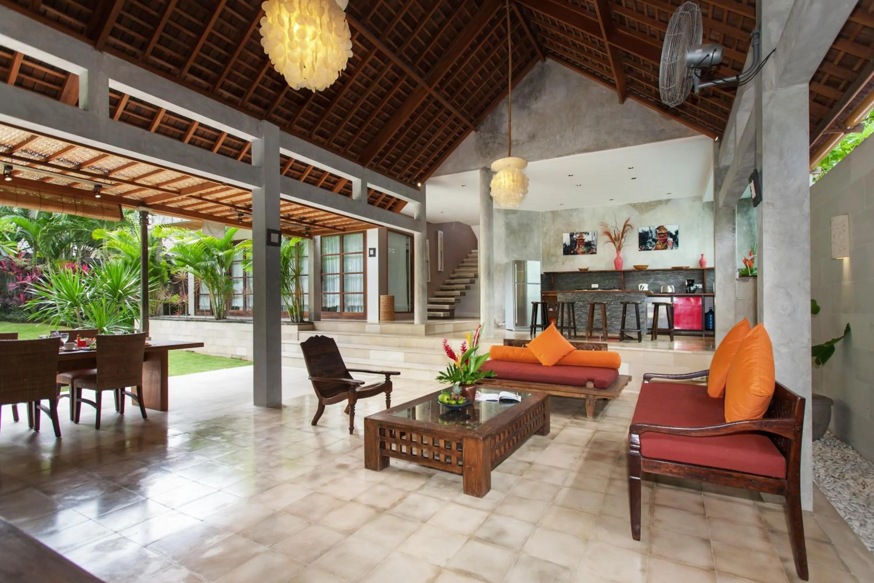 Lobby or reception in Villa Liang by Nagisa Bali