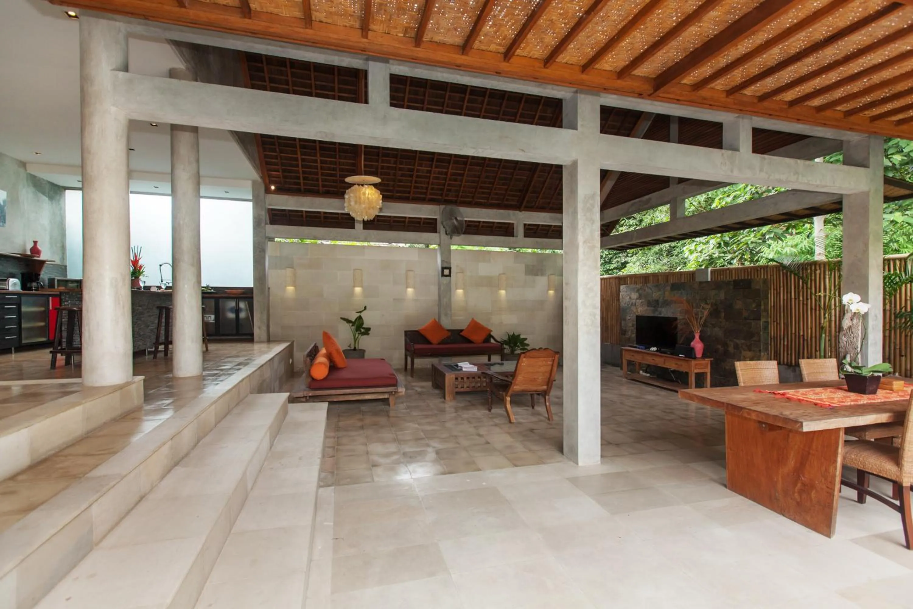 Living room in Villa Liang by Nagisa Bali