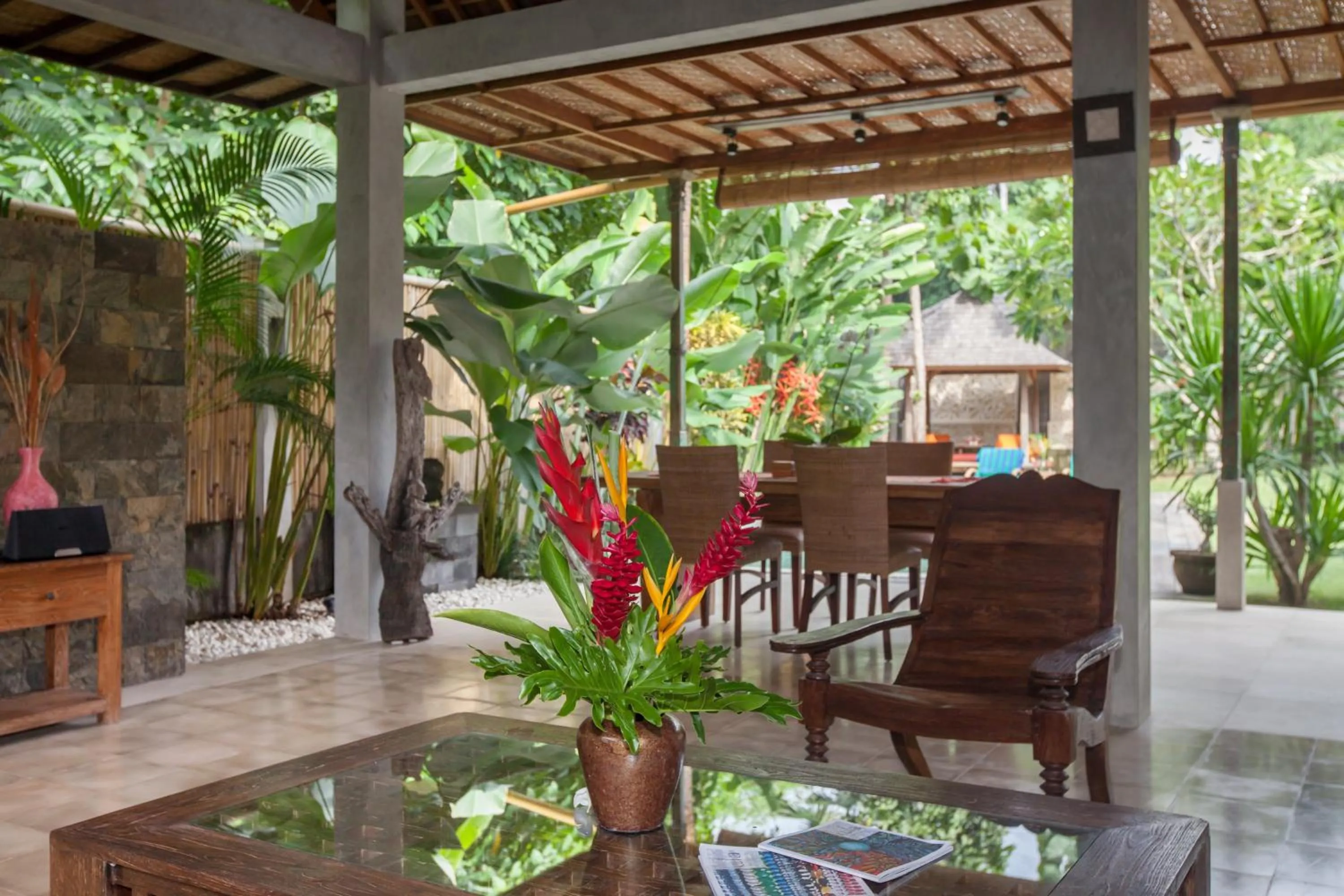 Living room in Villa Liang by Nagisa Bali