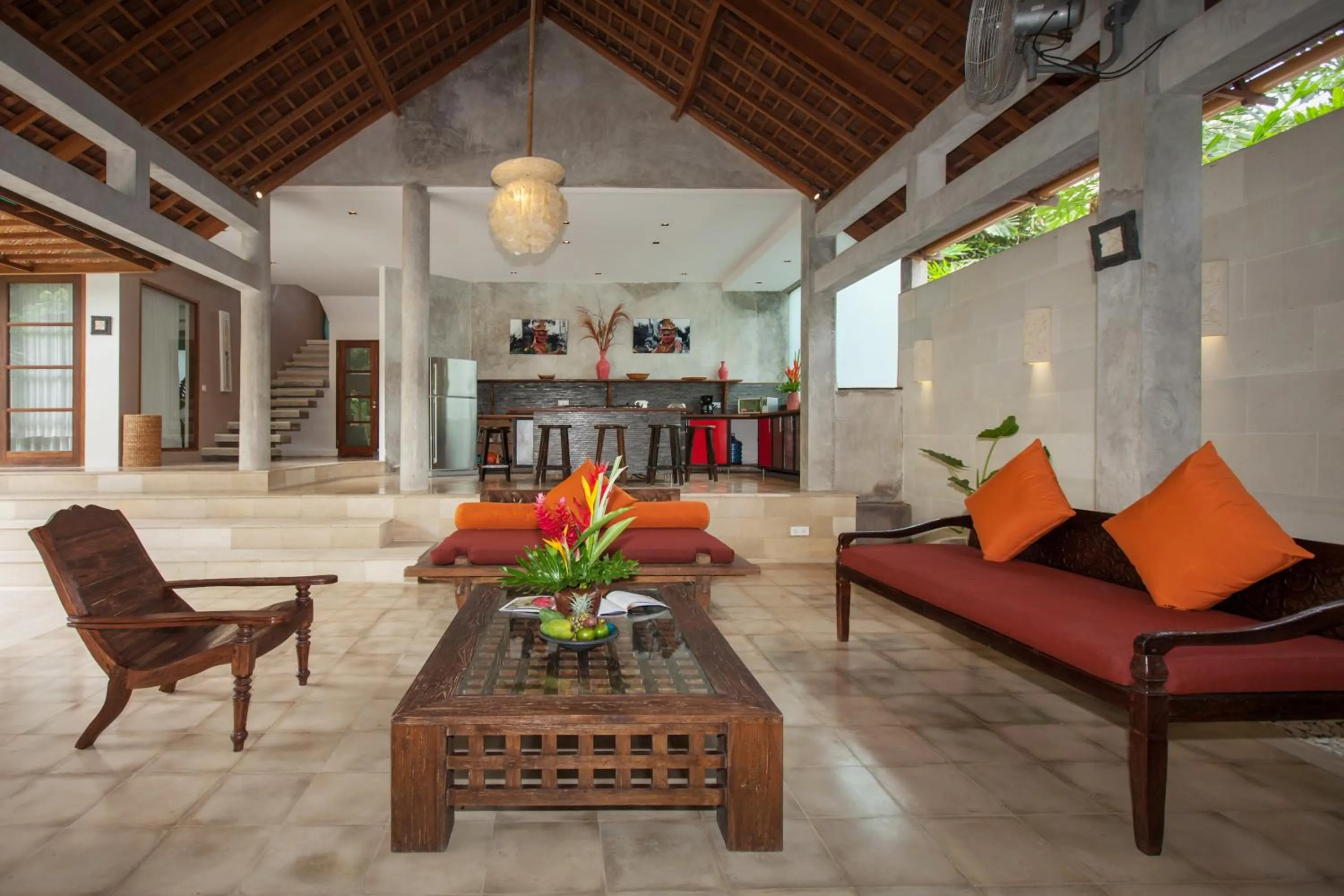 Living room in Villa Liang by Nagisa Bali