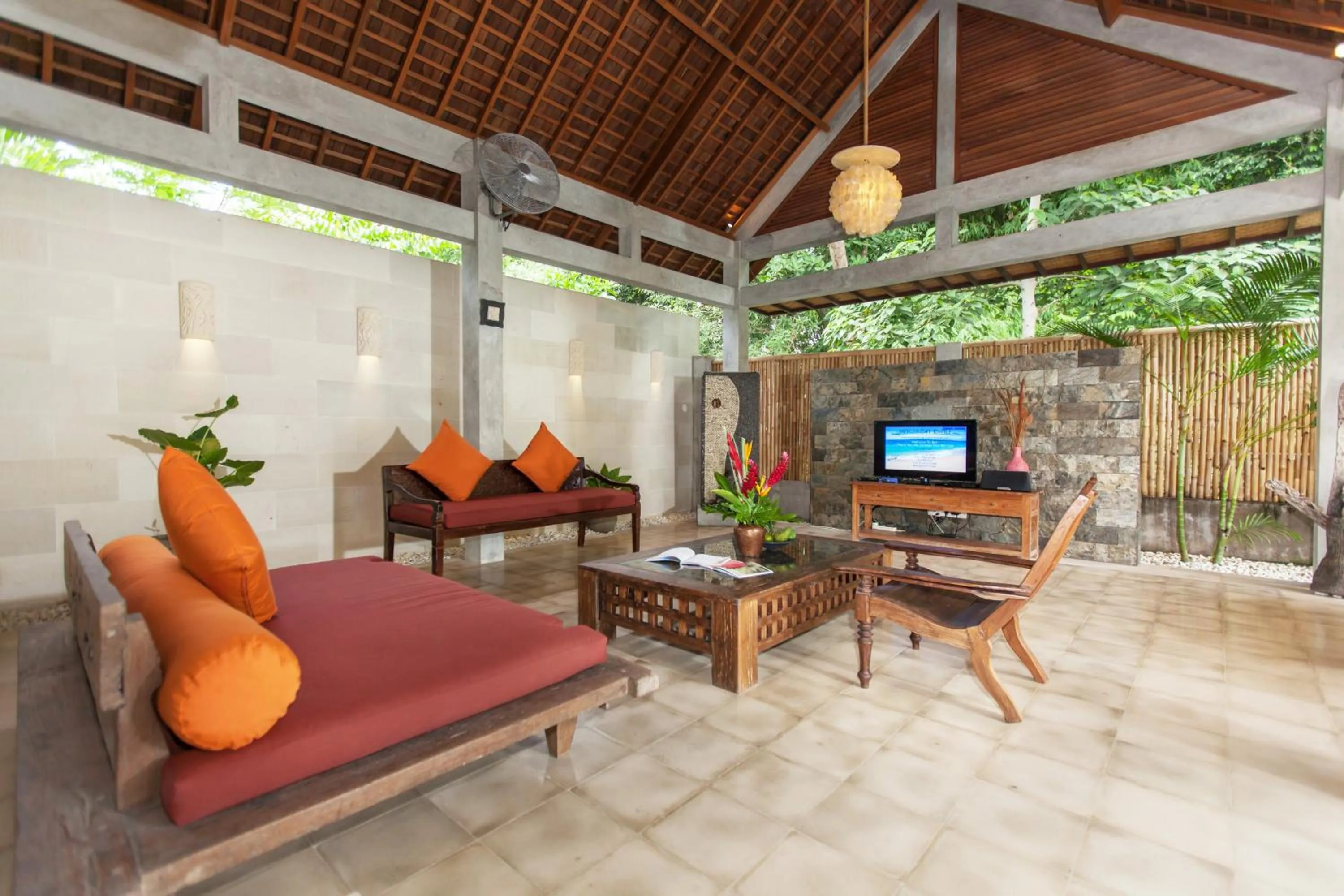 Living room in Villa Liang by Nagisa Bali