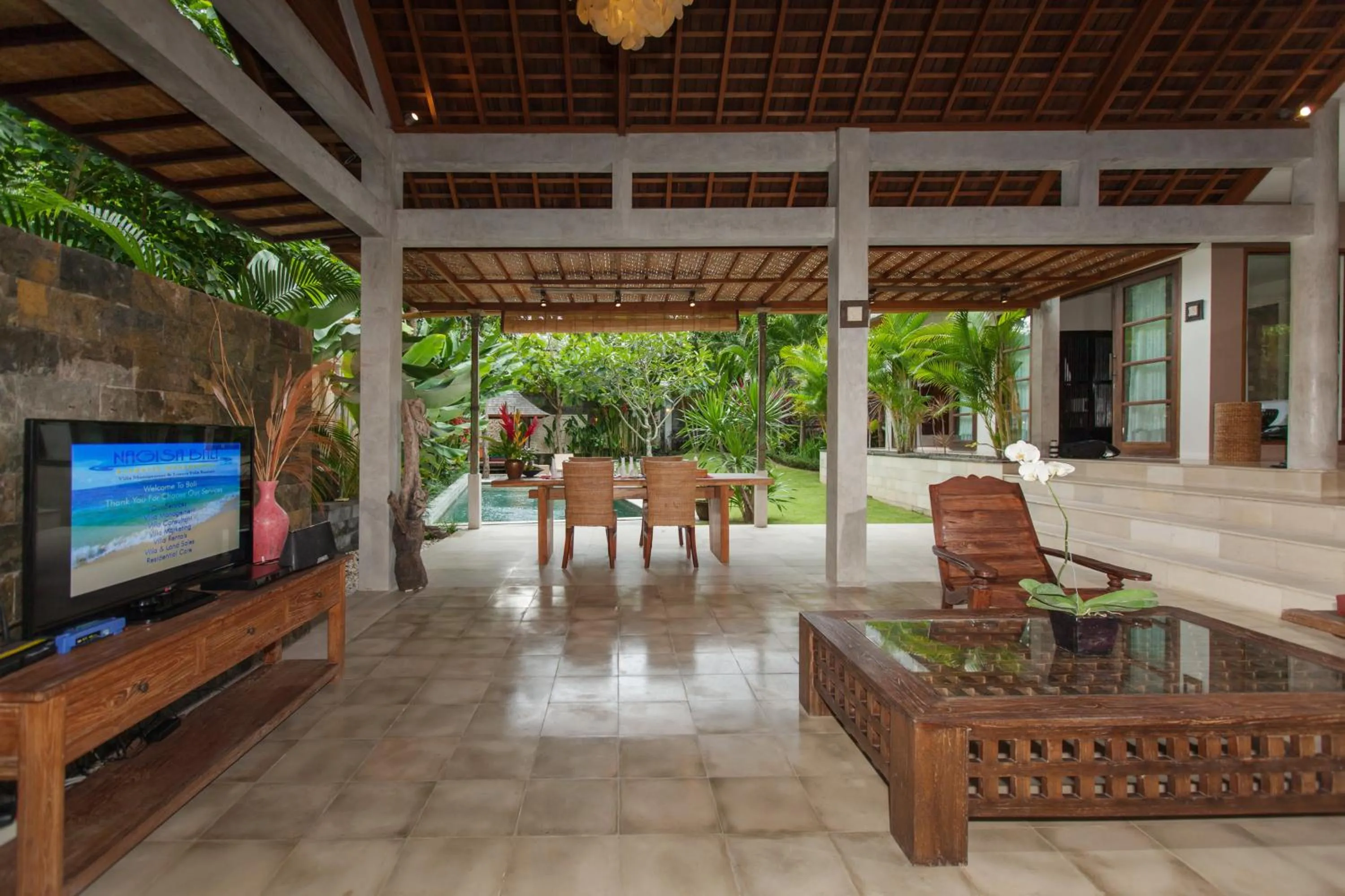 Living room in Villa Liang by Nagisa Bali