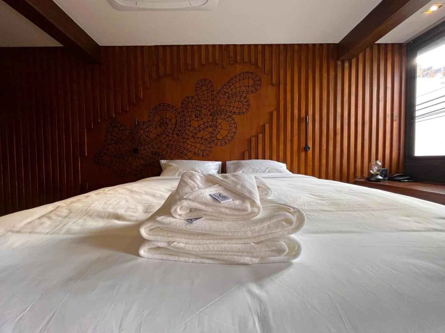 Photo of the whole room, Bed in The Nhorm Hotel Ratchada