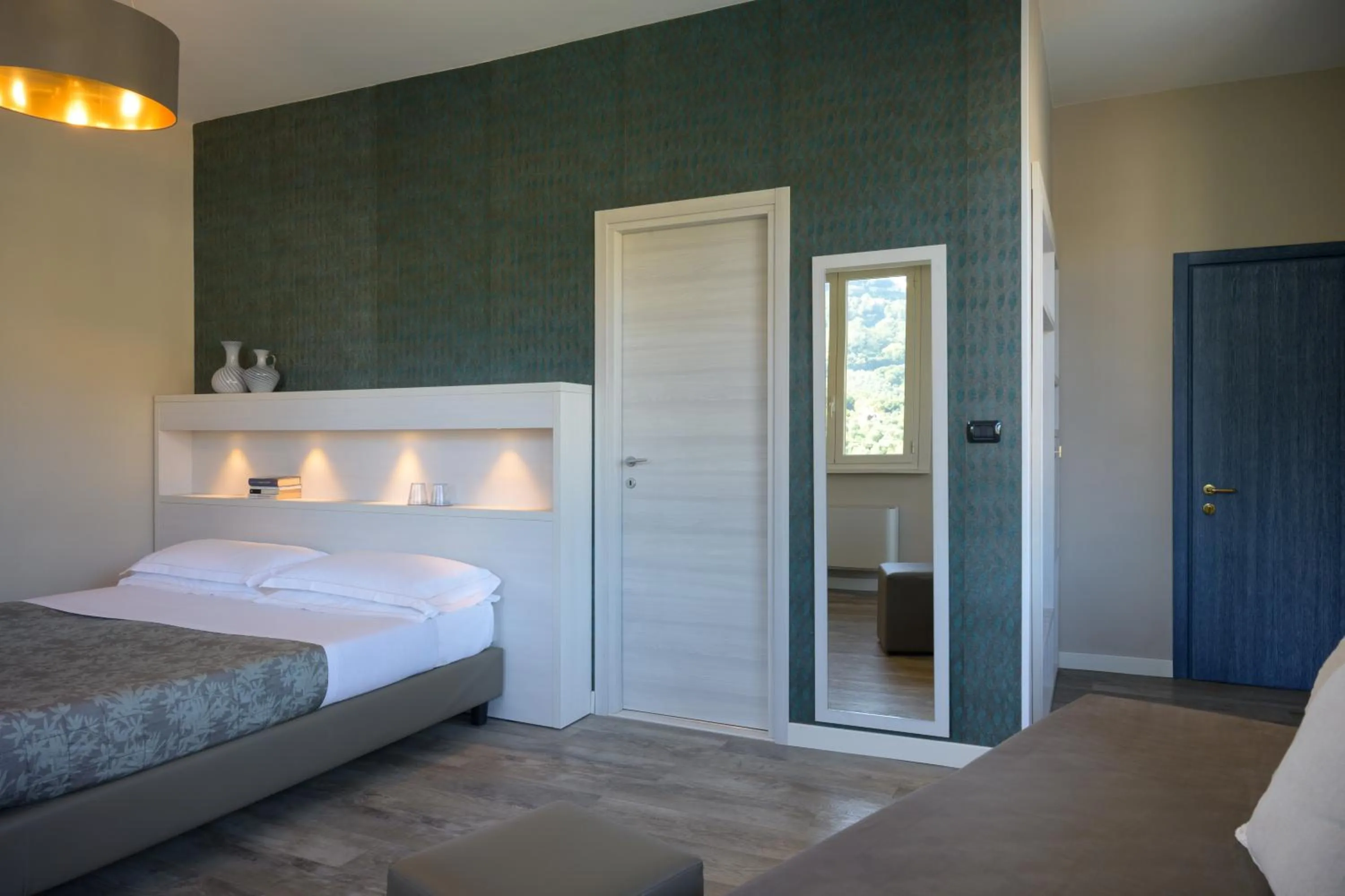 Bedroom, Bed in Grand Hotel Panoramic