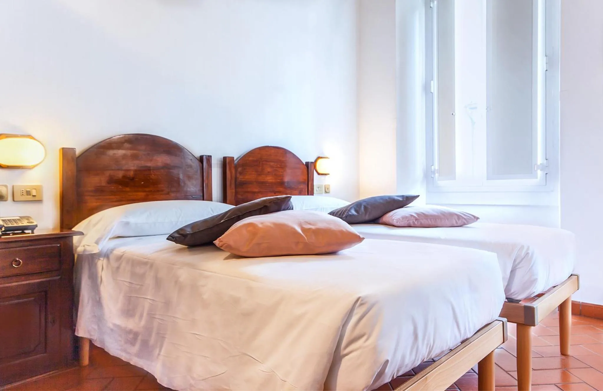 Bed in Hotel Costantini