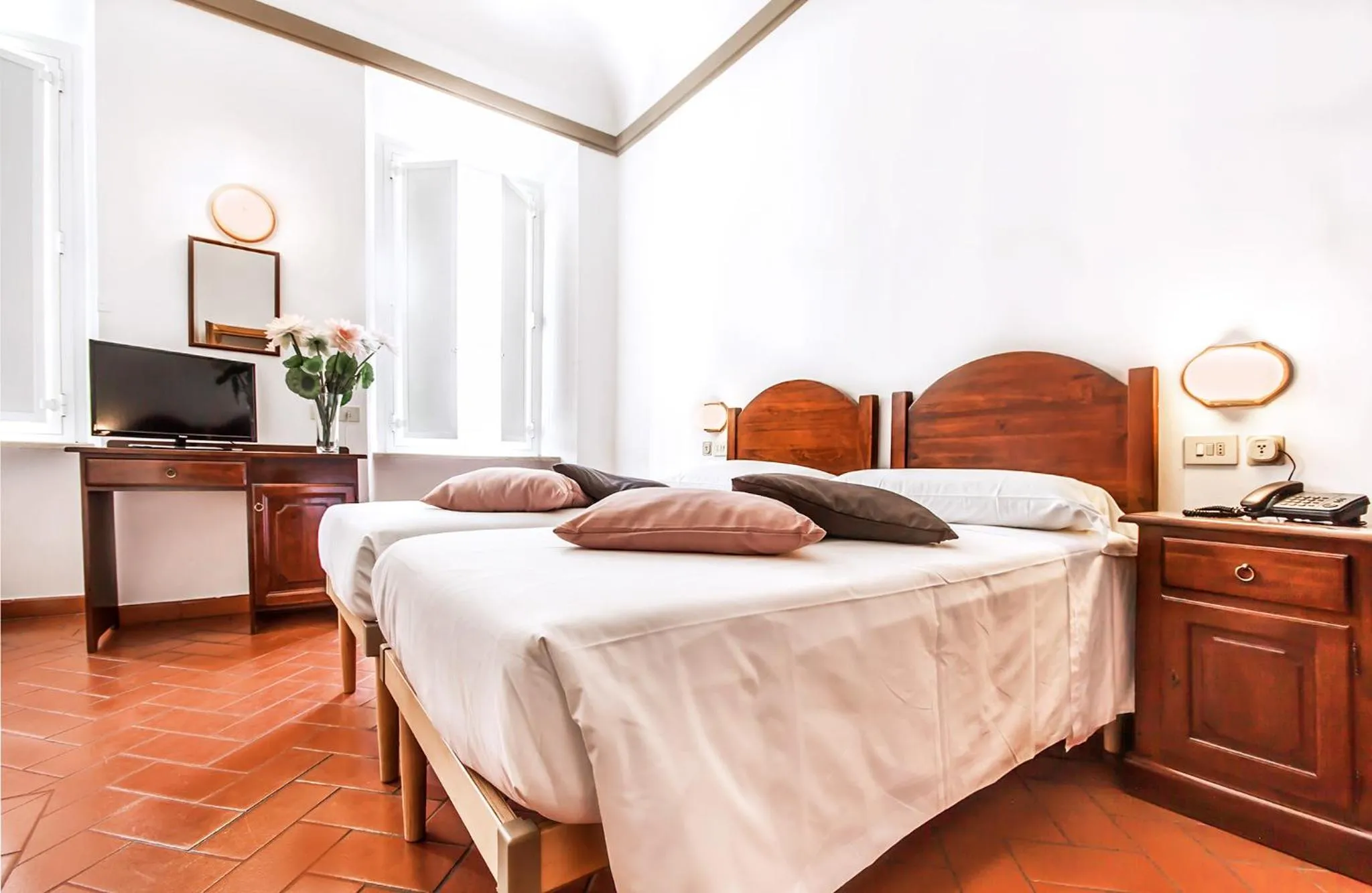 Bed in Hotel Costantini