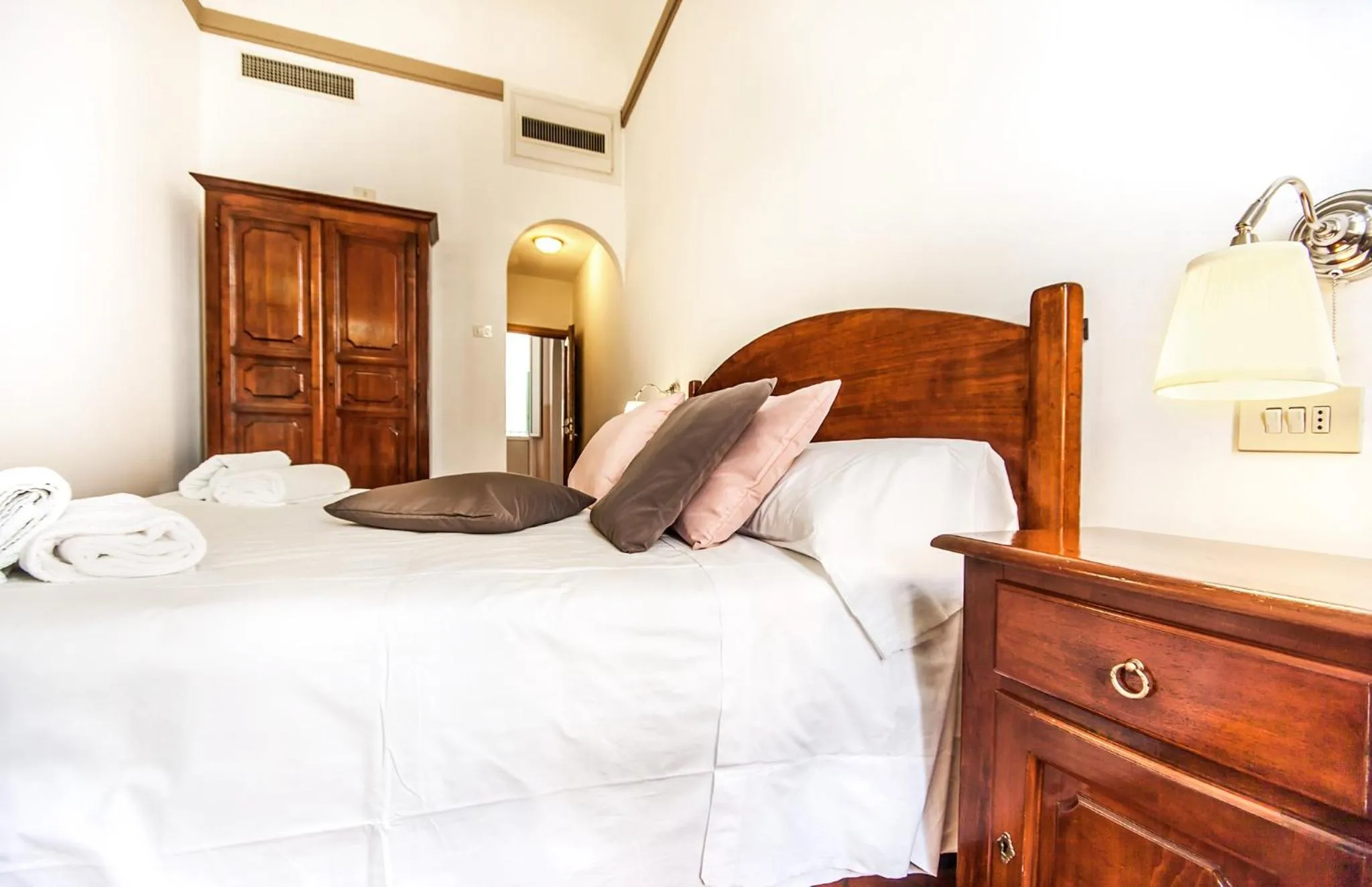 Bed in Hotel Costantini