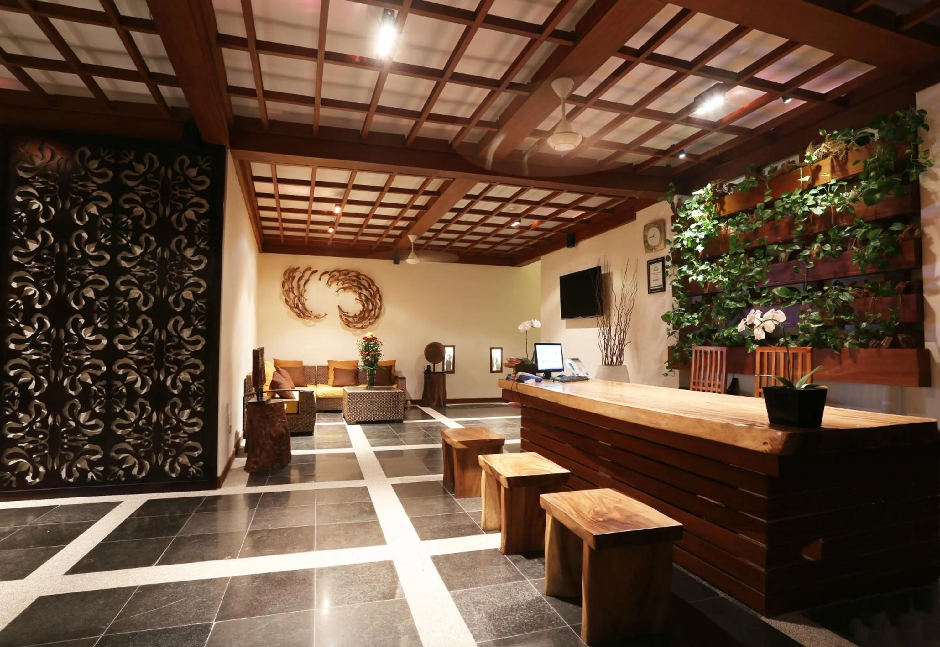 Lobby or reception in Jas Green Villas and Spa