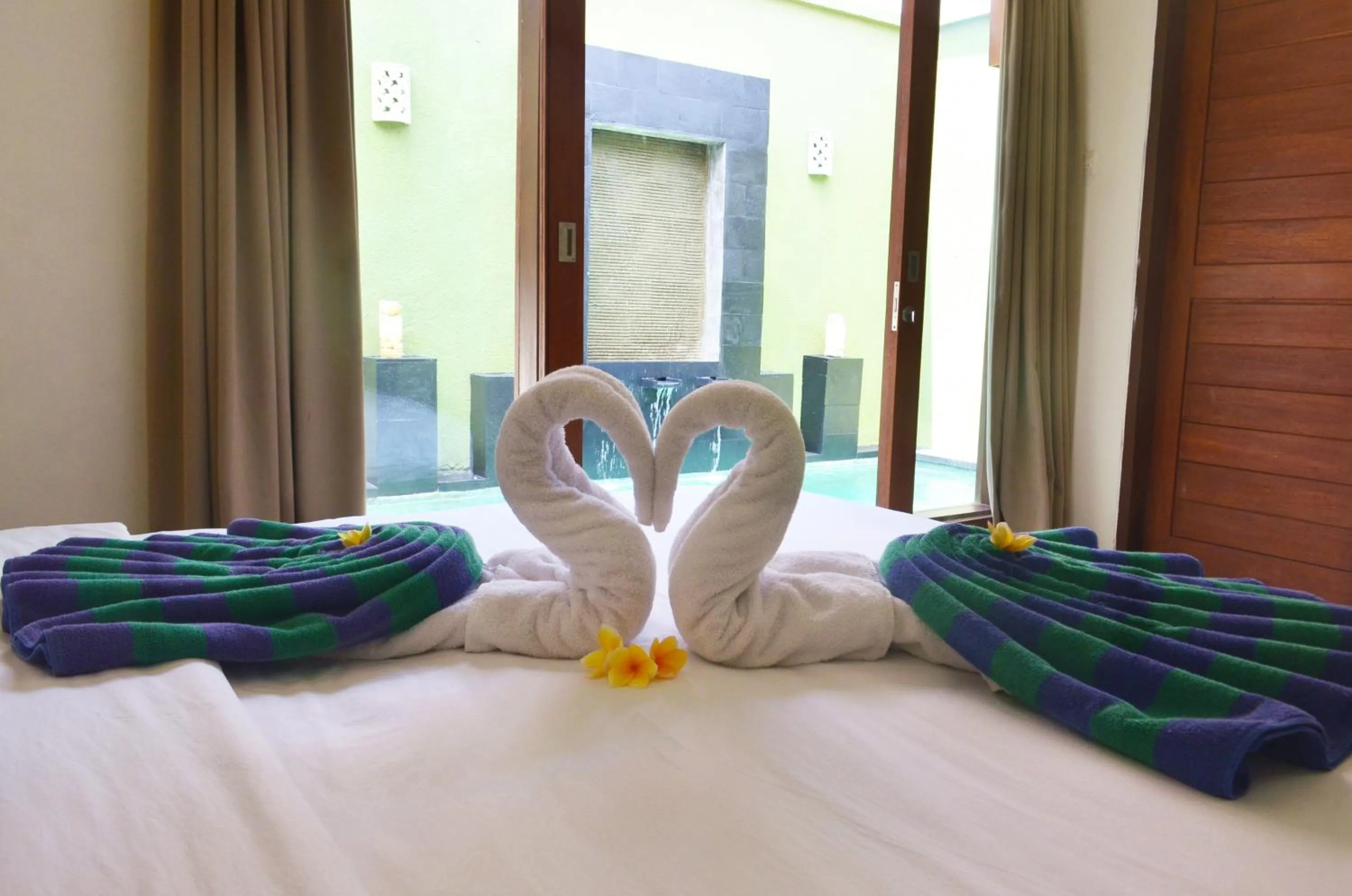 Bedroom, Bed in Jas Green Villas and Spa