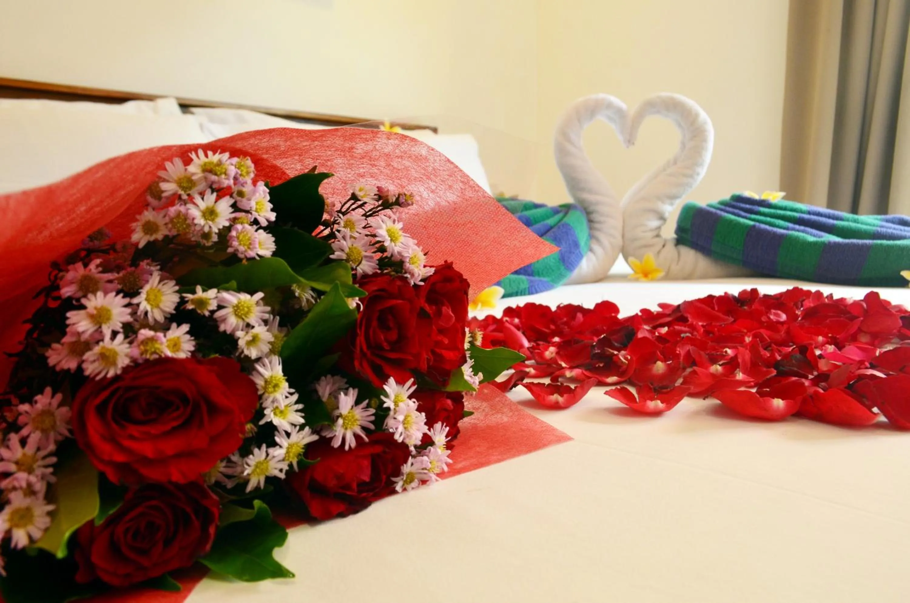 Decorative detail, Bed in Jas Green Villas and Spa