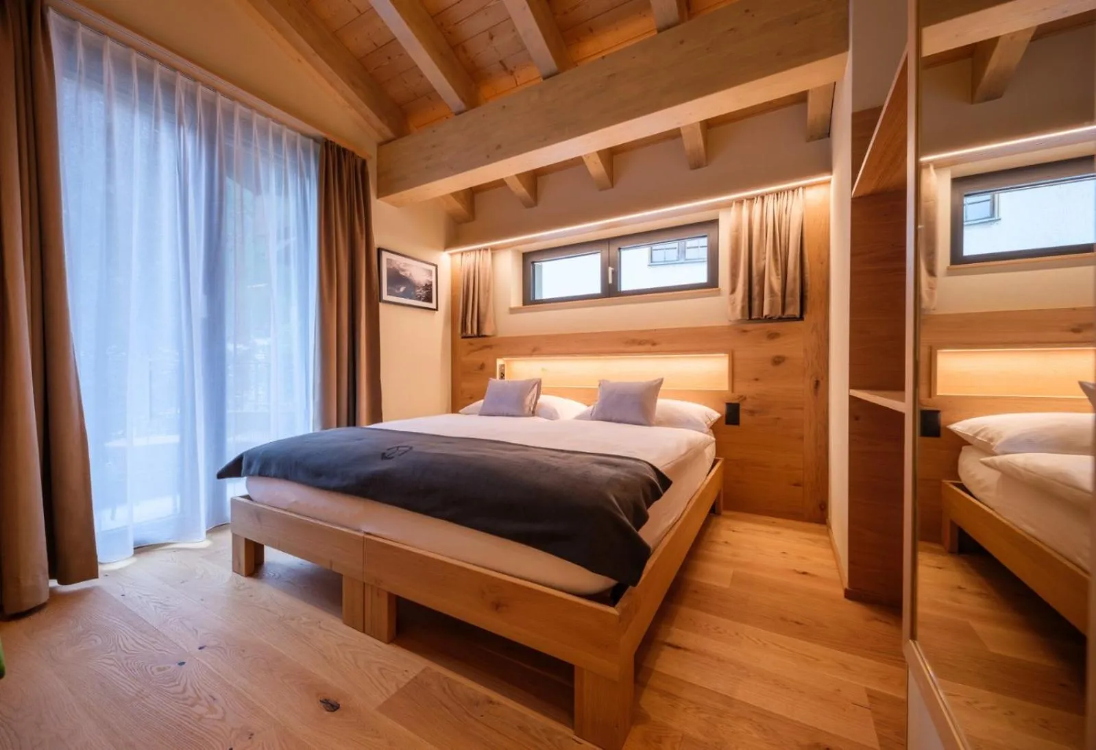 Bed in Hotel Tannenhof