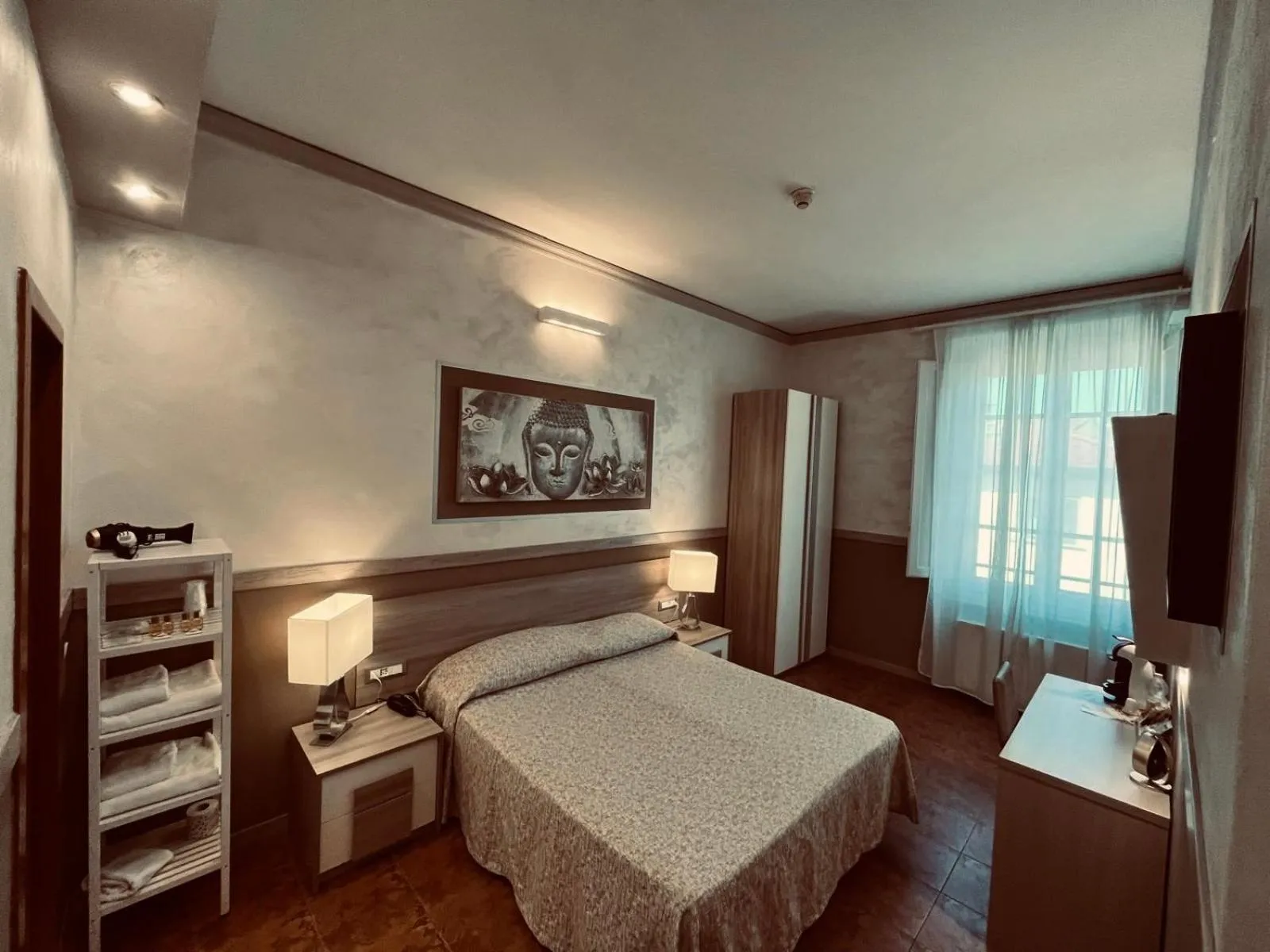 Bed in Hotel Alinari