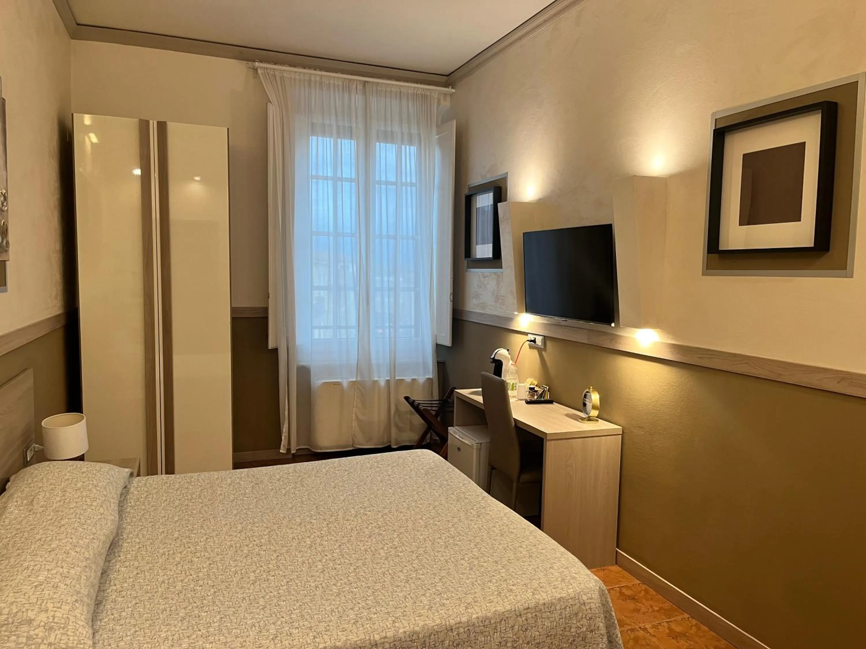 Bed in Hotel Alinari