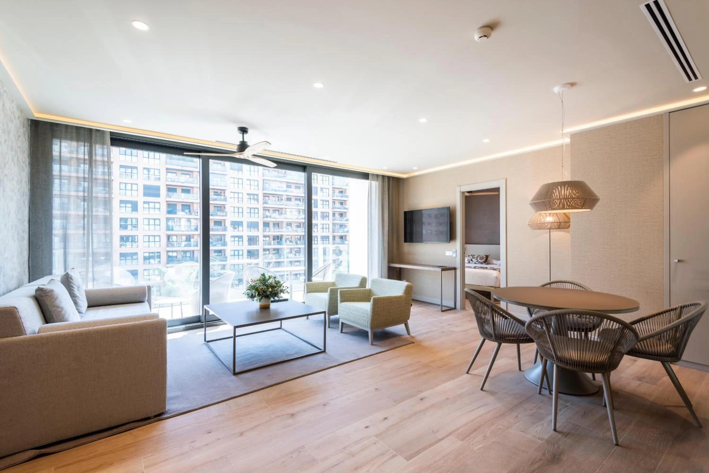 Living room in Apartamentos Core Suites Valencia
