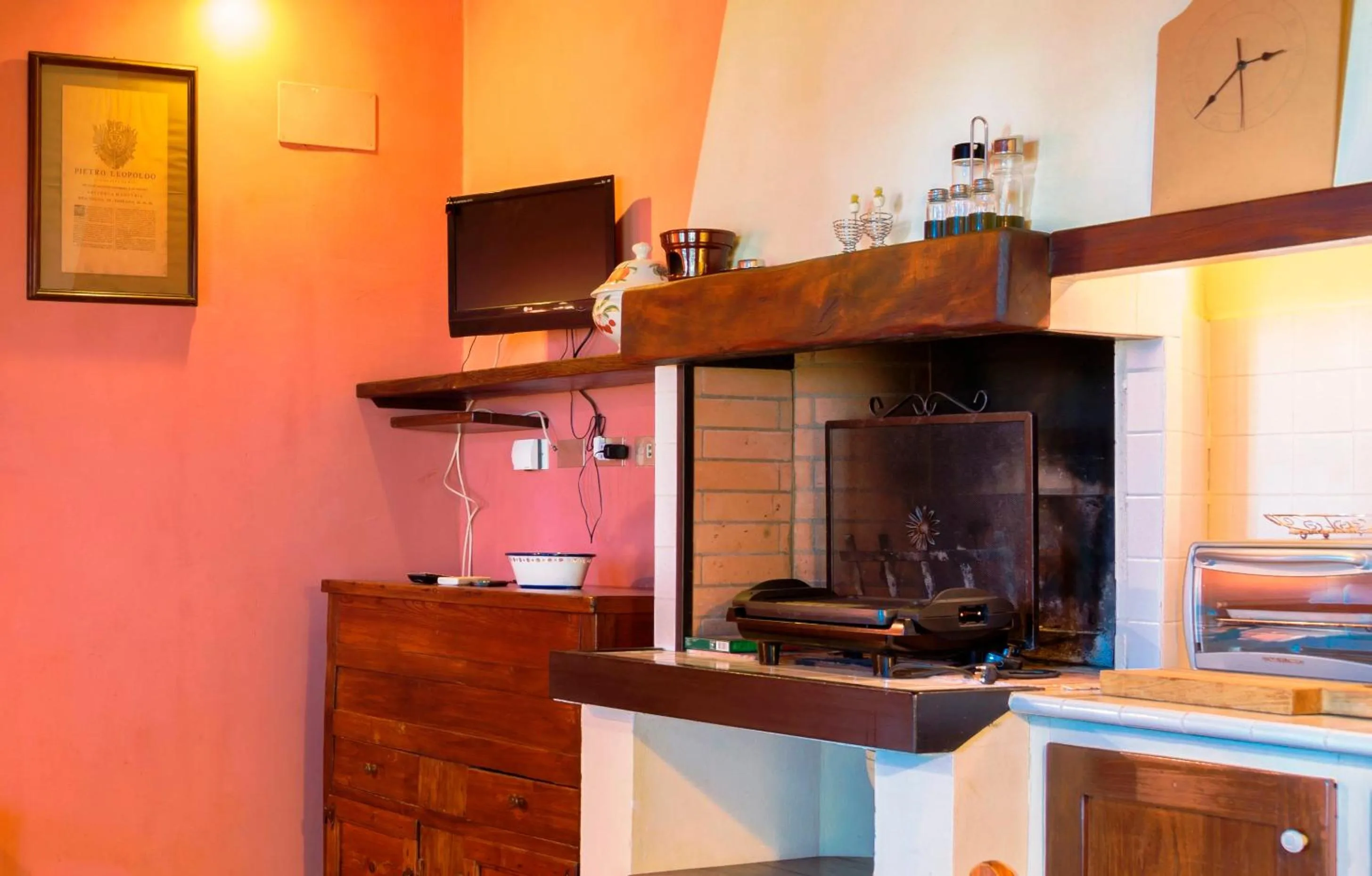 Kitchen or kitchenette in Fattoria Il Milione Agriturismo