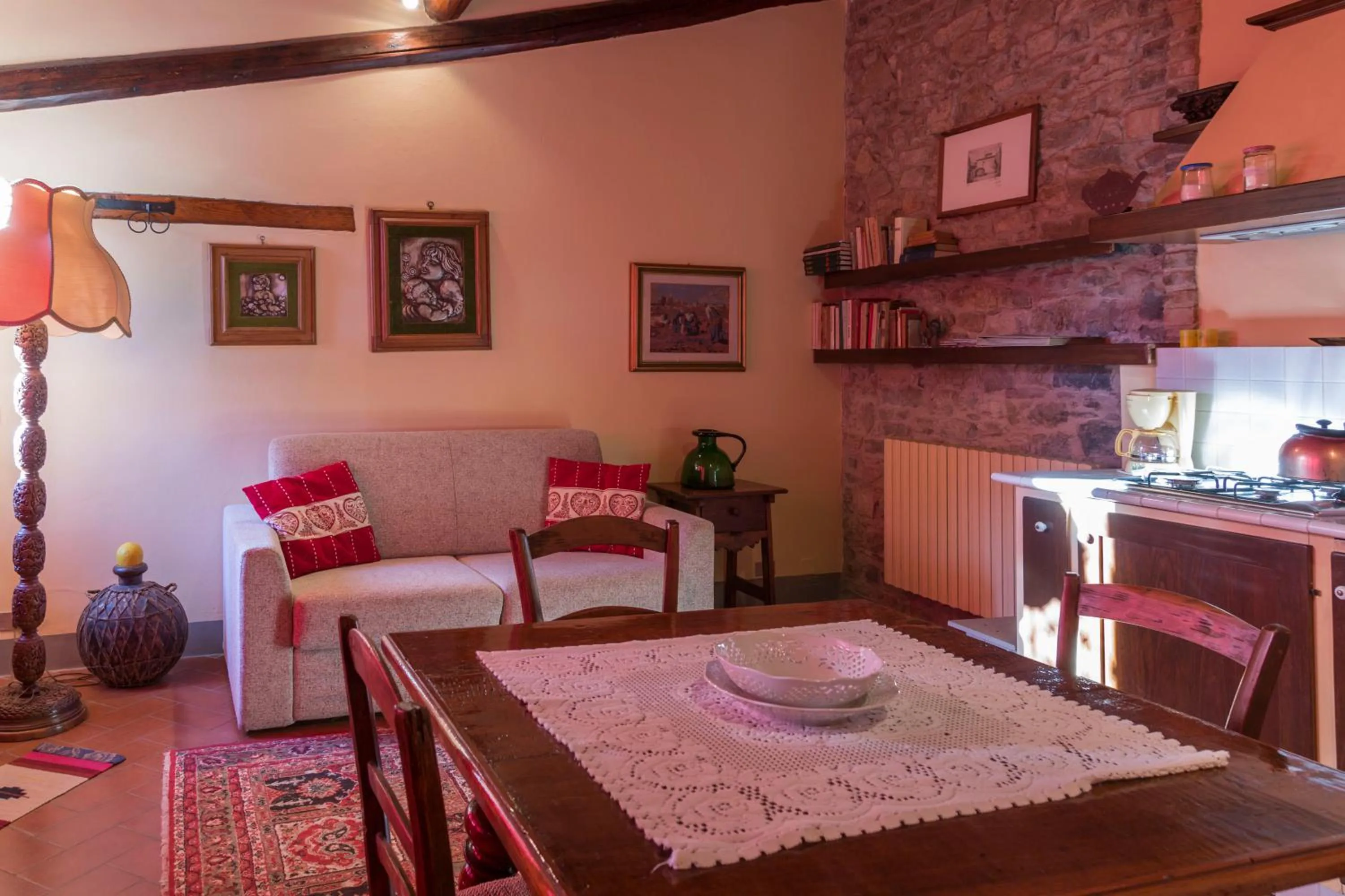 Kitchen or kitchenette in Fattoria Il Milione Agriturismo