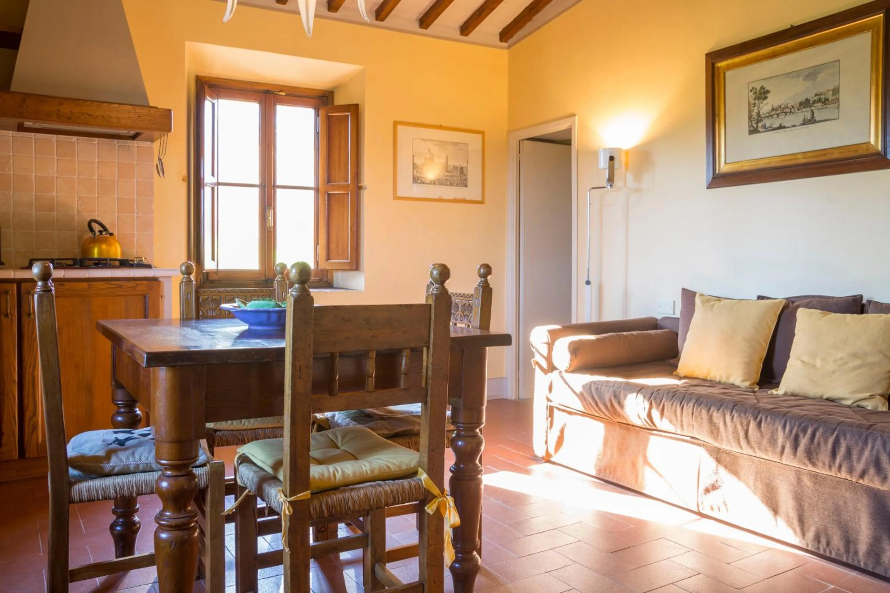 Kitchen or kitchenette in Fattoria Il Milione Agriturismo