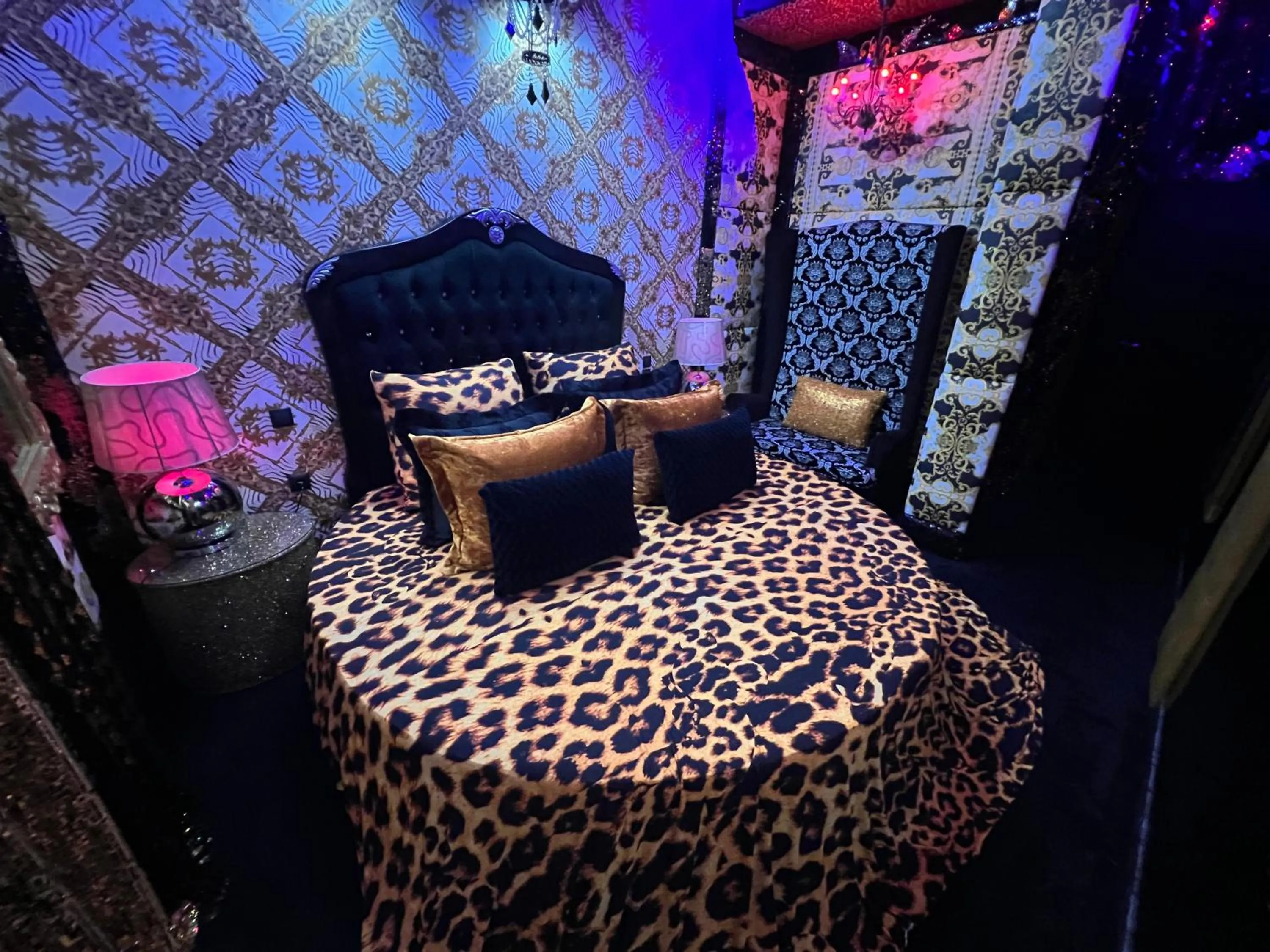 Bed in Priamos Hotel Erato