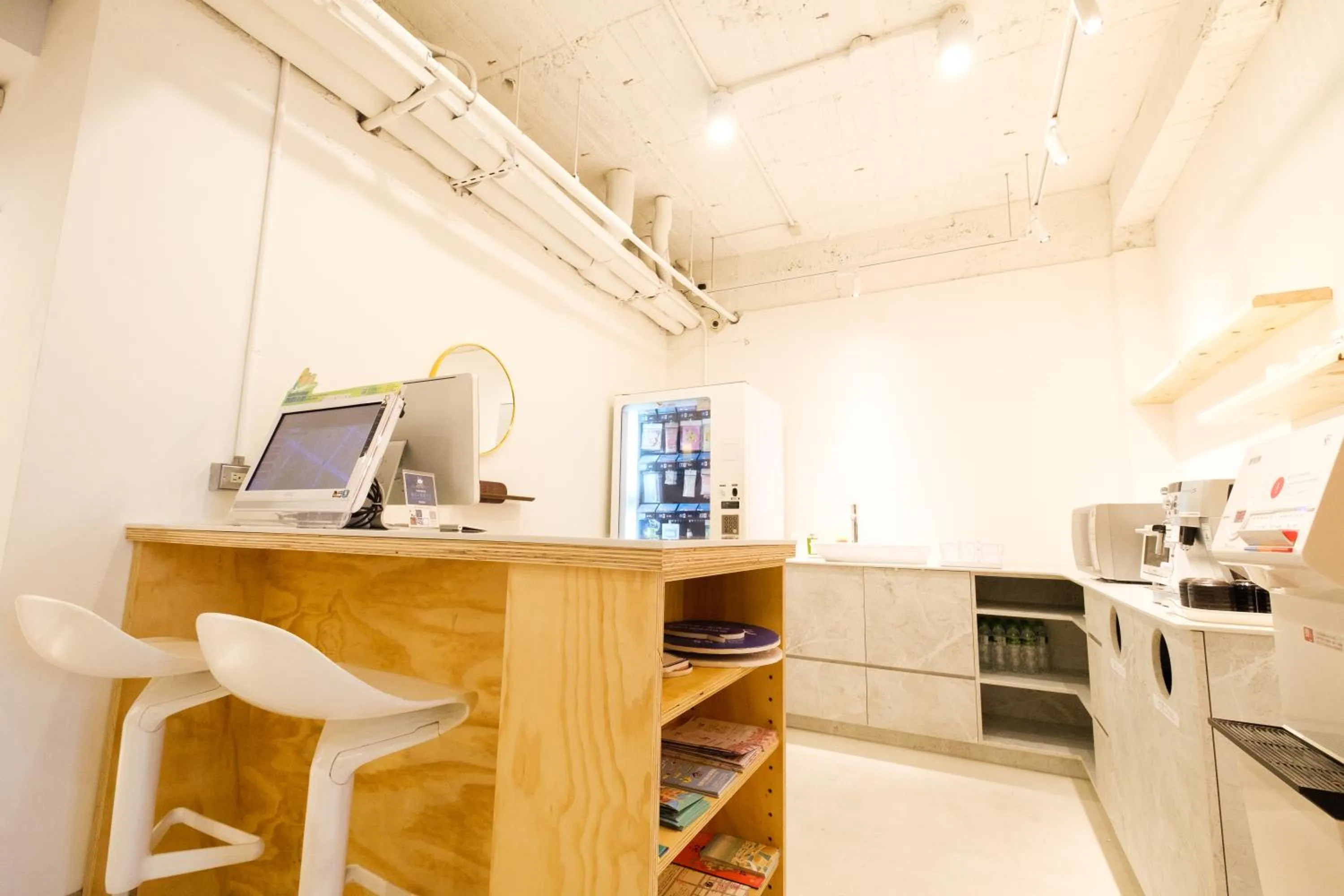 Communal kitchen in SSS Life Hotel