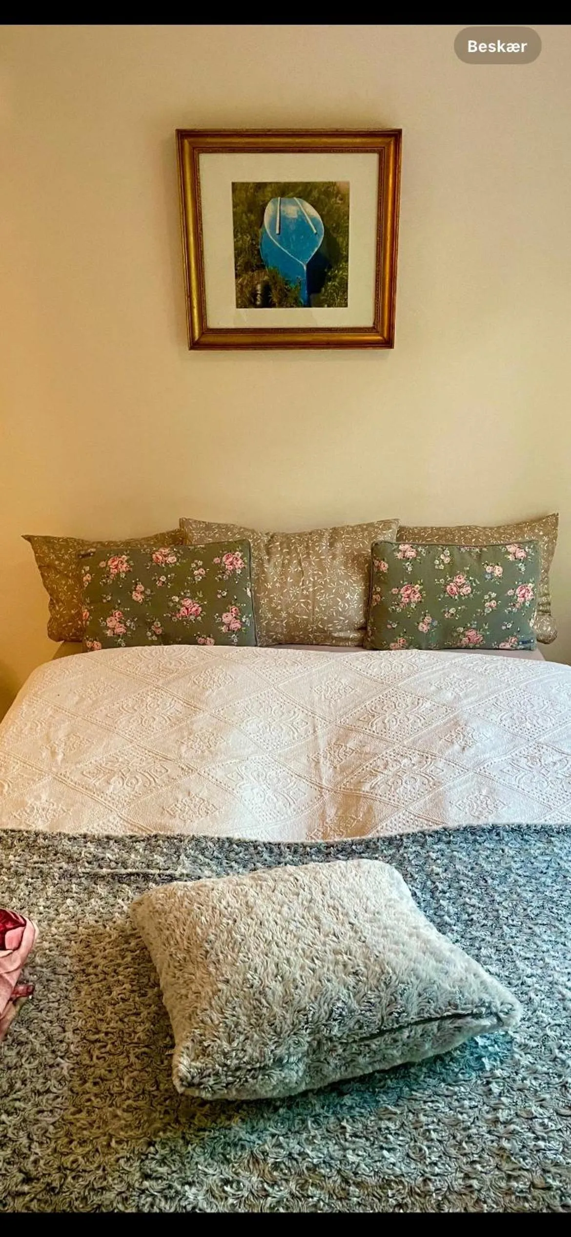 Bed in Skorstensfejerens Bed & Breakfast