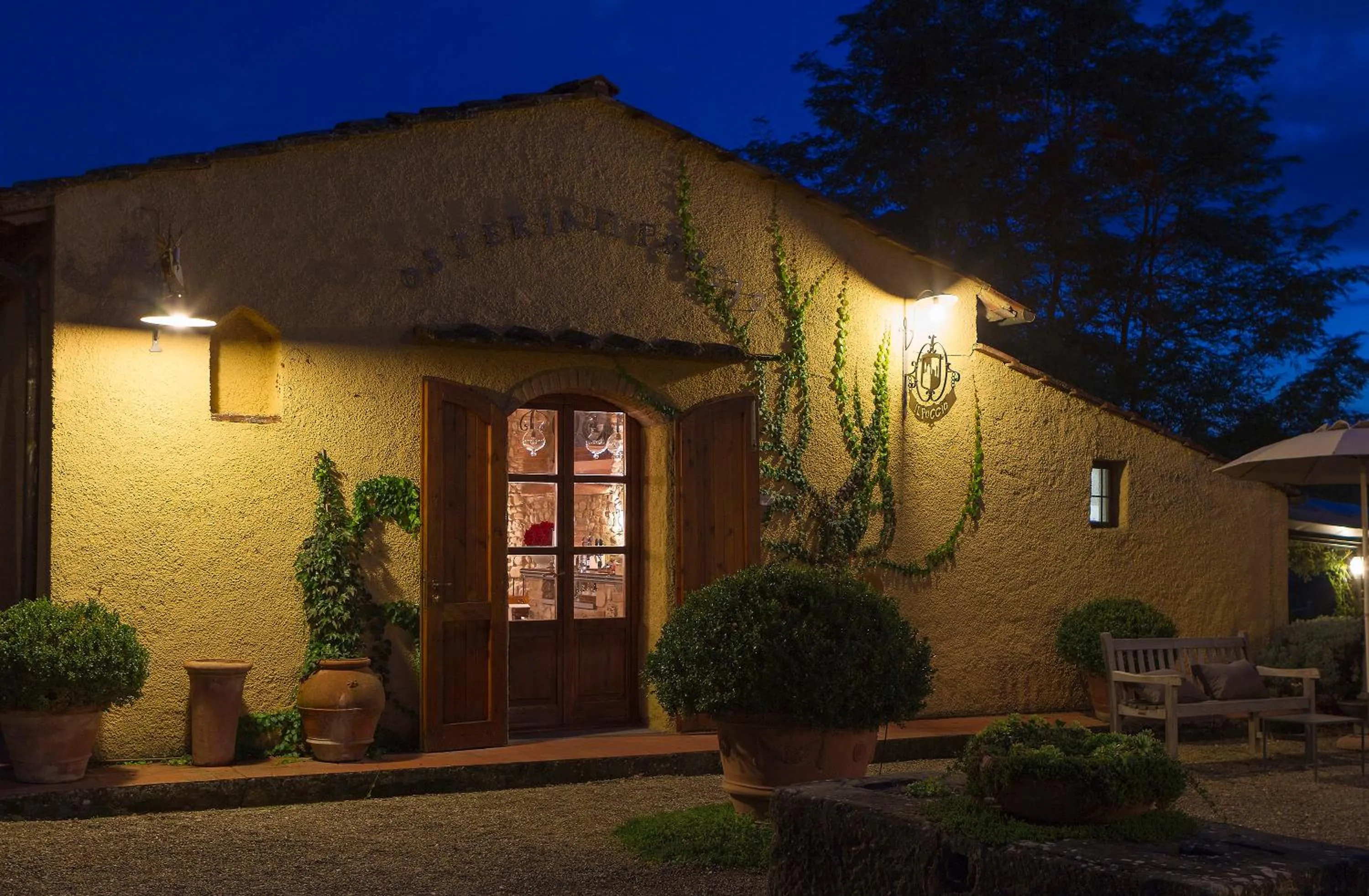 Restaurant/places to eat in Relais Poggio Borgoni