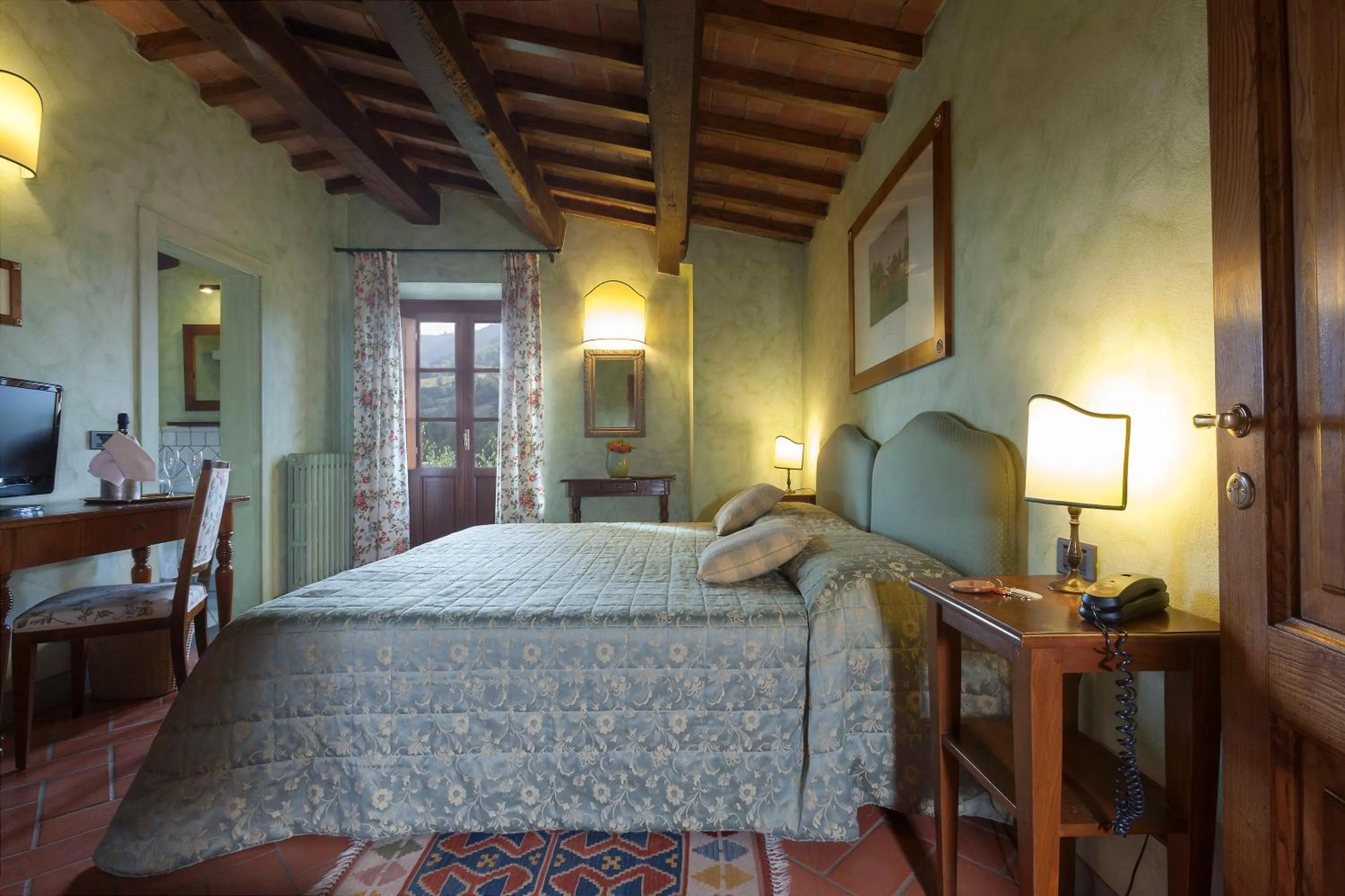 Bedroom, Bed in Relais Poggio Borgoni