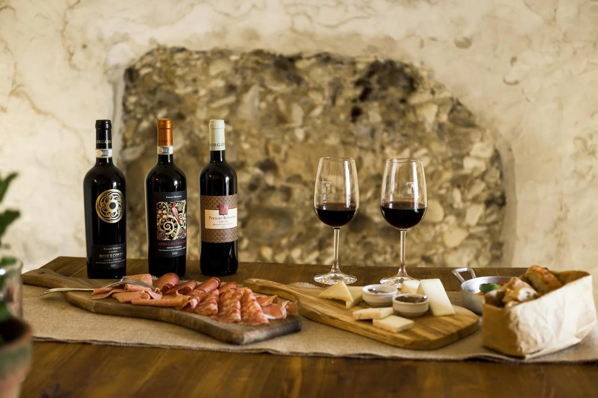 Food and drinks in Relais Poggio Borgoni