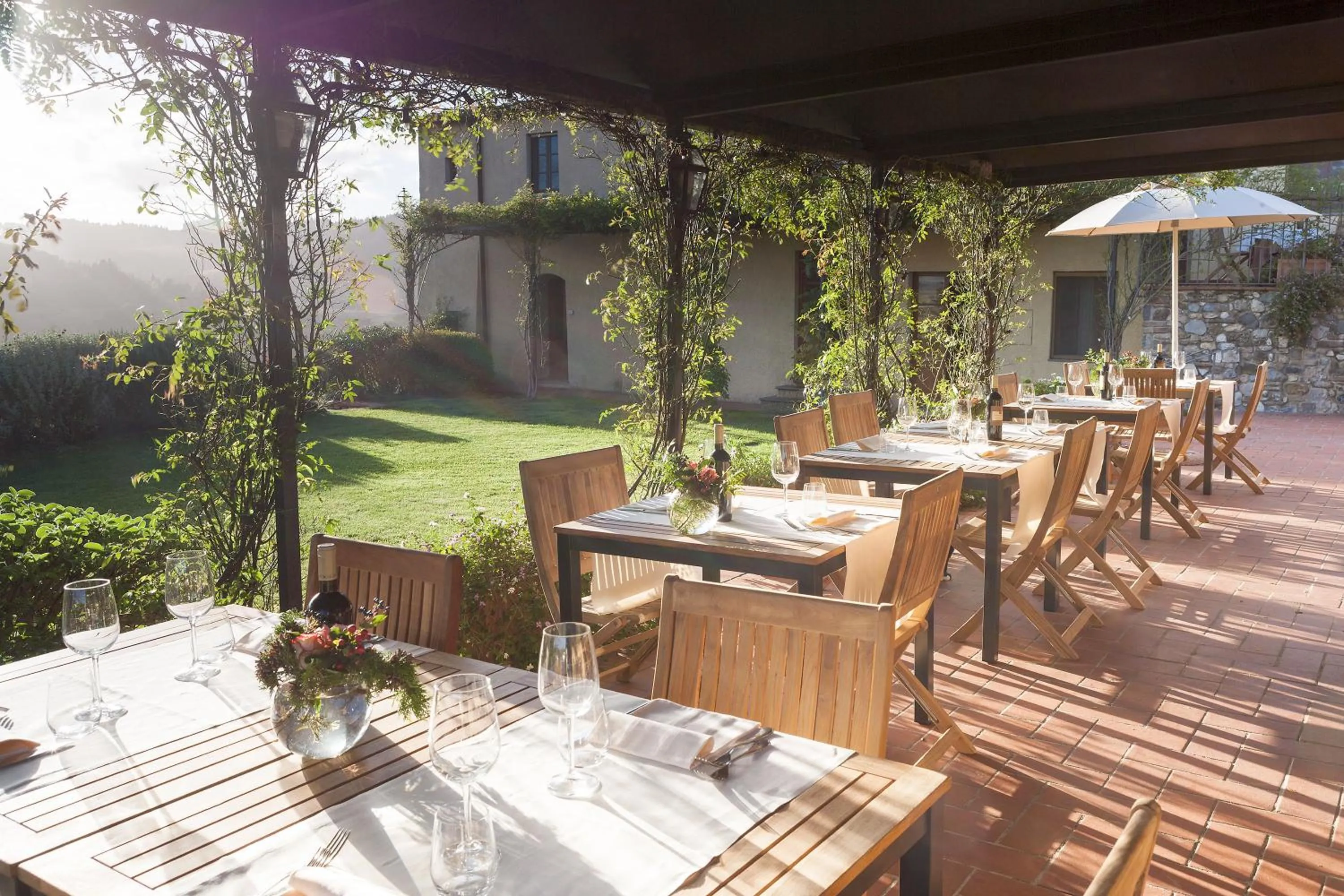 Restaurant/places to eat in Relais Poggio Borgoni