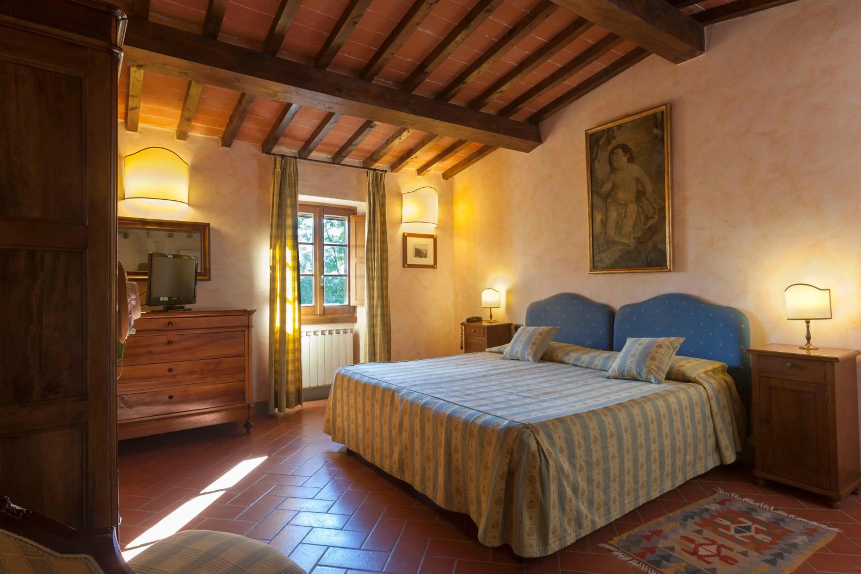 Bedroom, Bed in Relais Poggio Borgoni