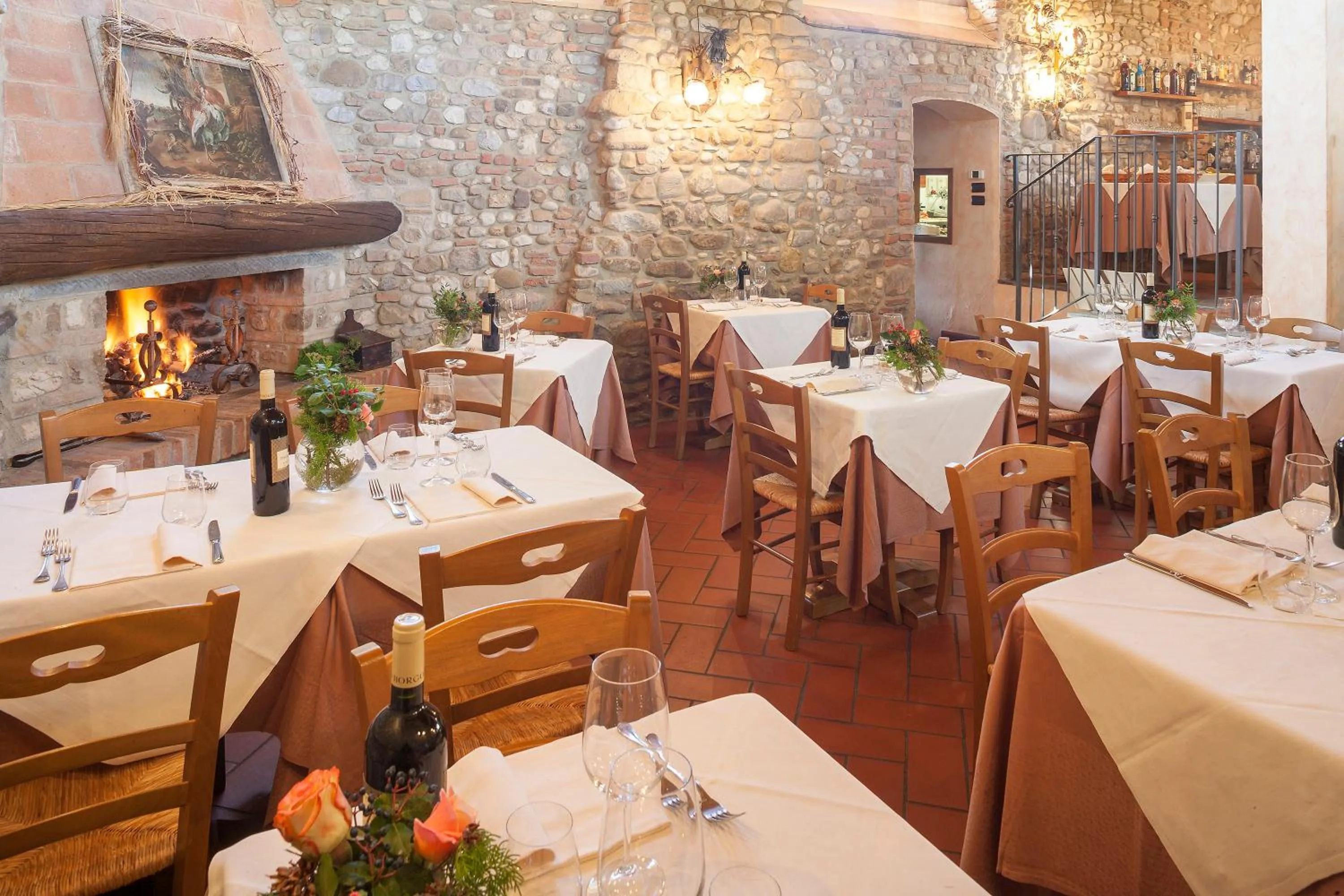 Restaurant/places to eat in Relais Poggio Borgoni