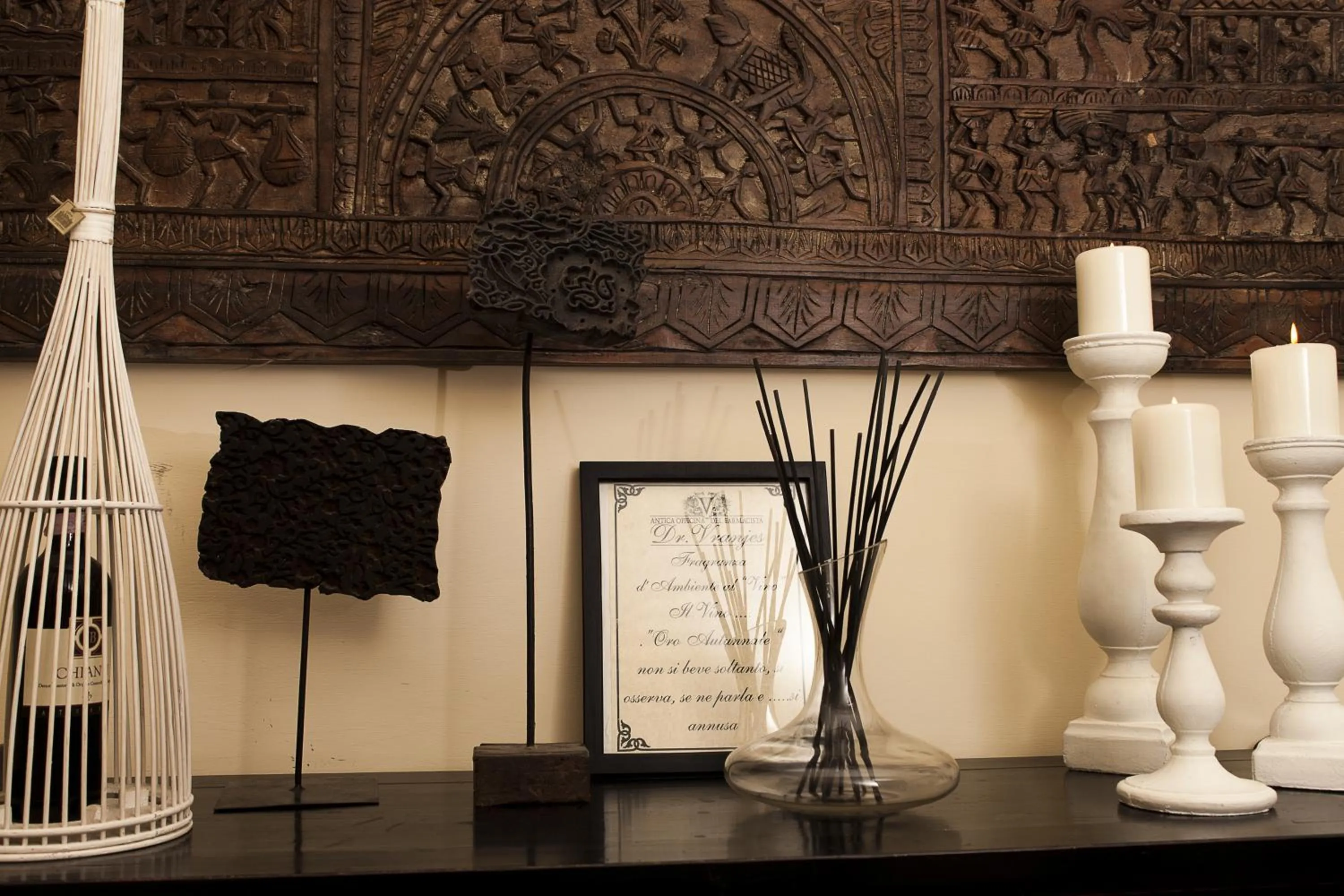 Decorative detail in Residenza d'Epoca Palazzo Galletti