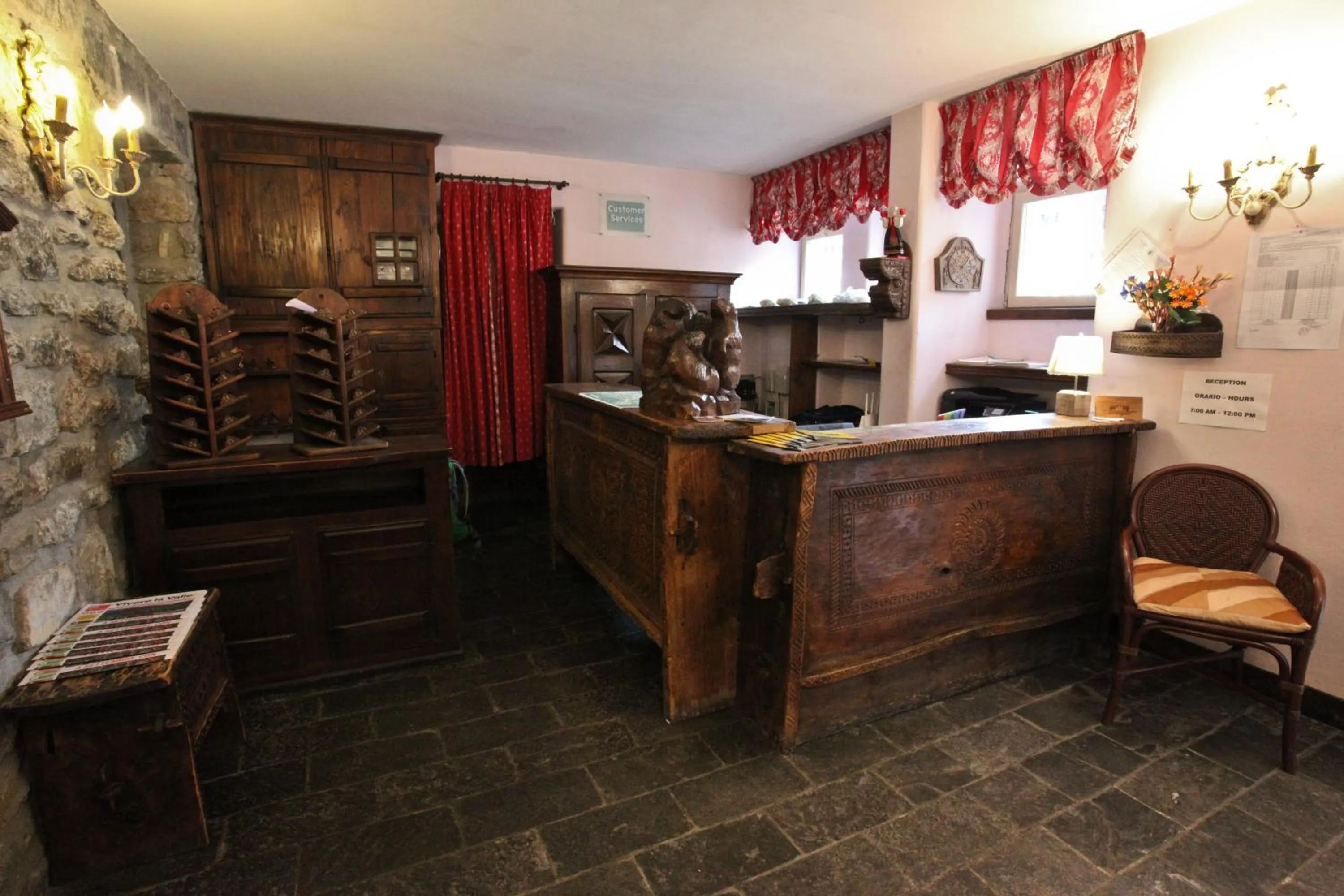 Lobby or reception in Hotel Cristallo