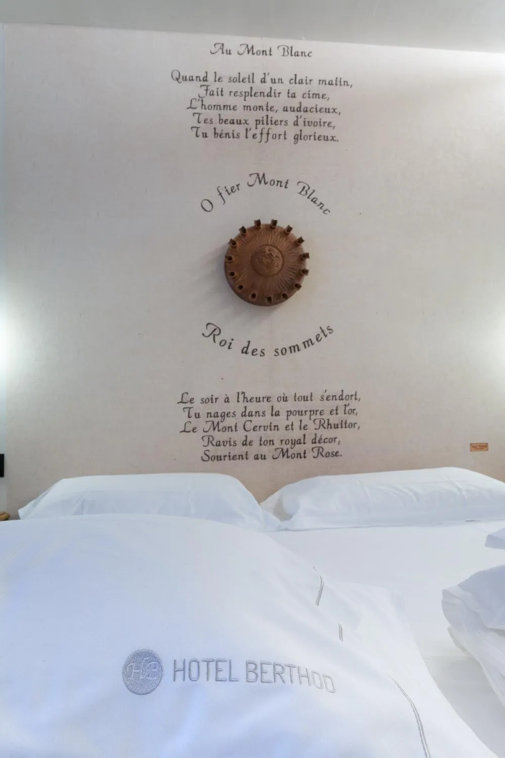 Bedroom, Bed in Hotel Berthod