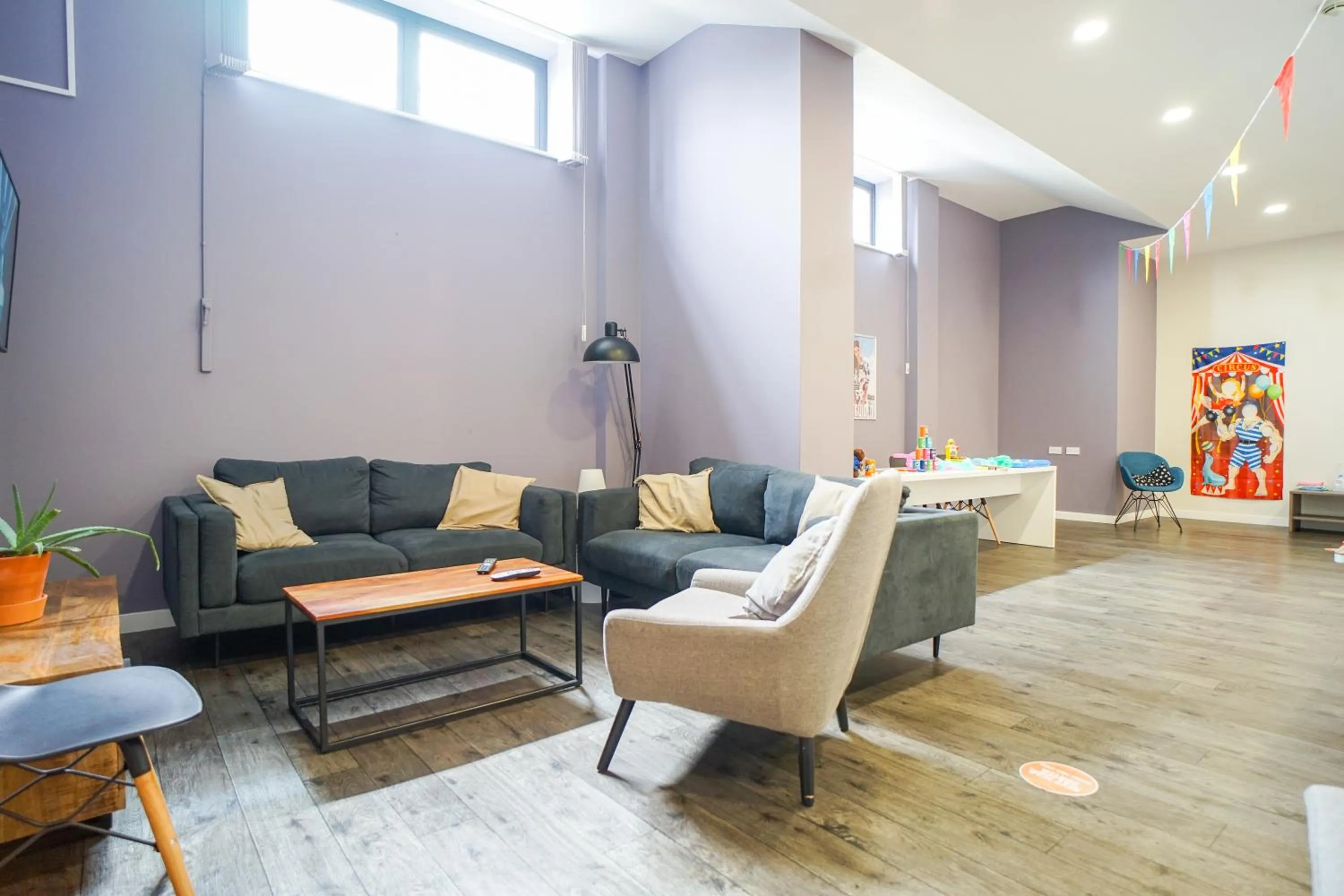 Seating area in Beaverbank Place - Campus Residence