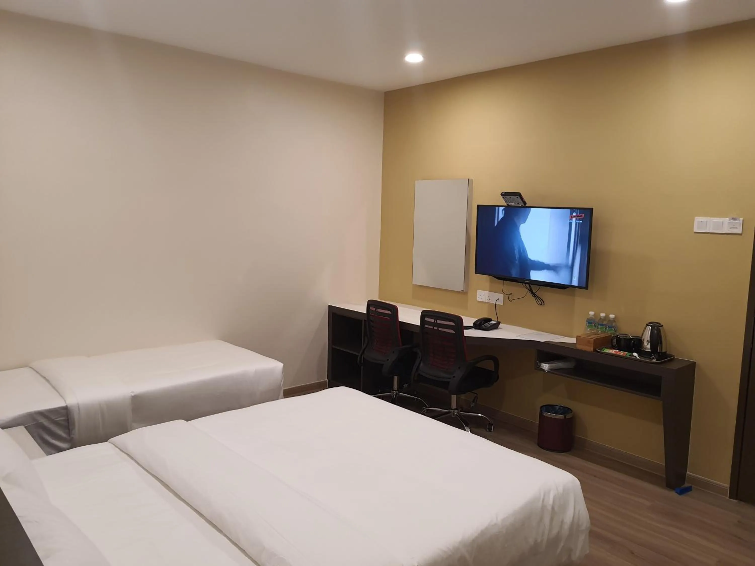 Bed in T SQUARE HOTEL (IPOH)