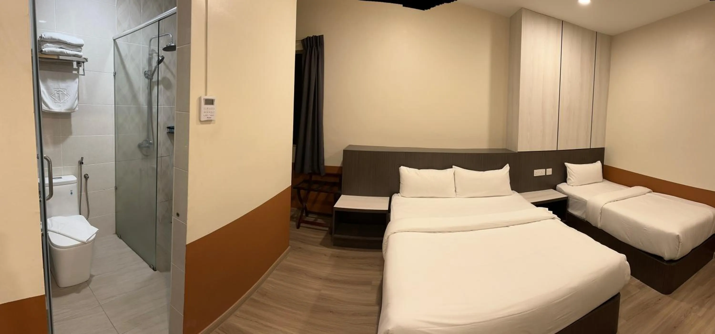 Bed in T SQUARE HOTEL (IPOH)