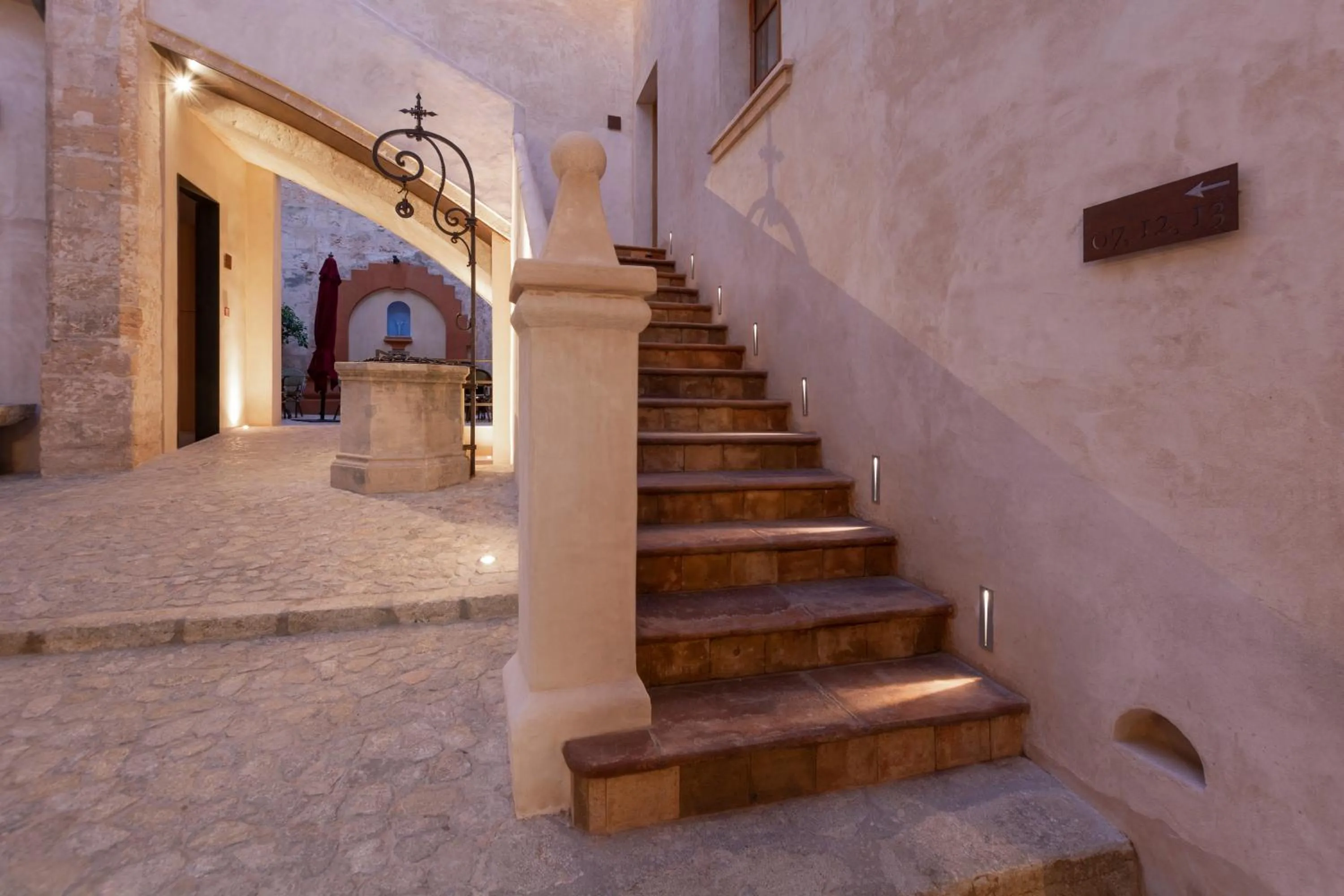 Patio in Hotel Can Cirera