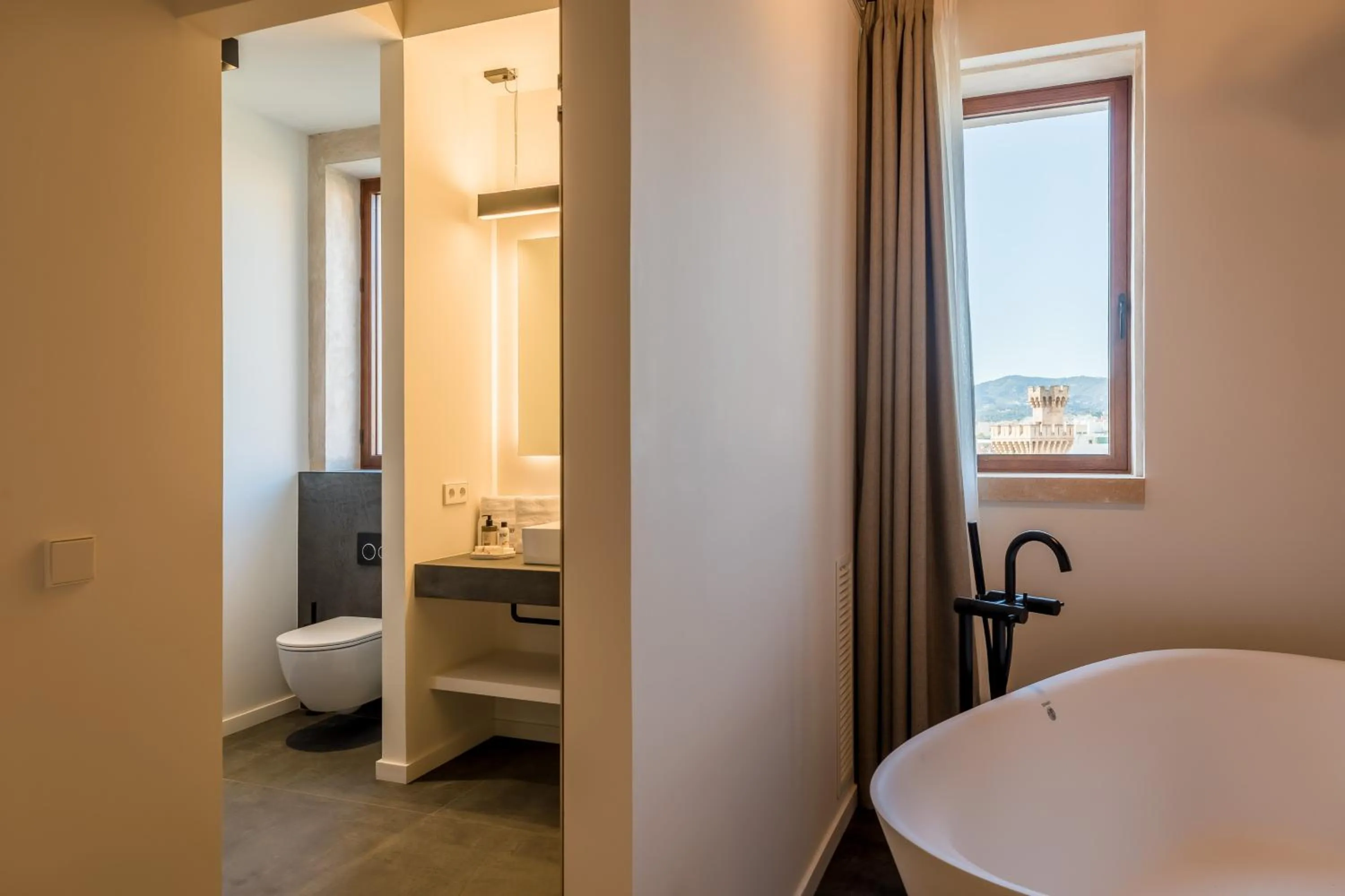 Bathroom in Hotel Can Cirera