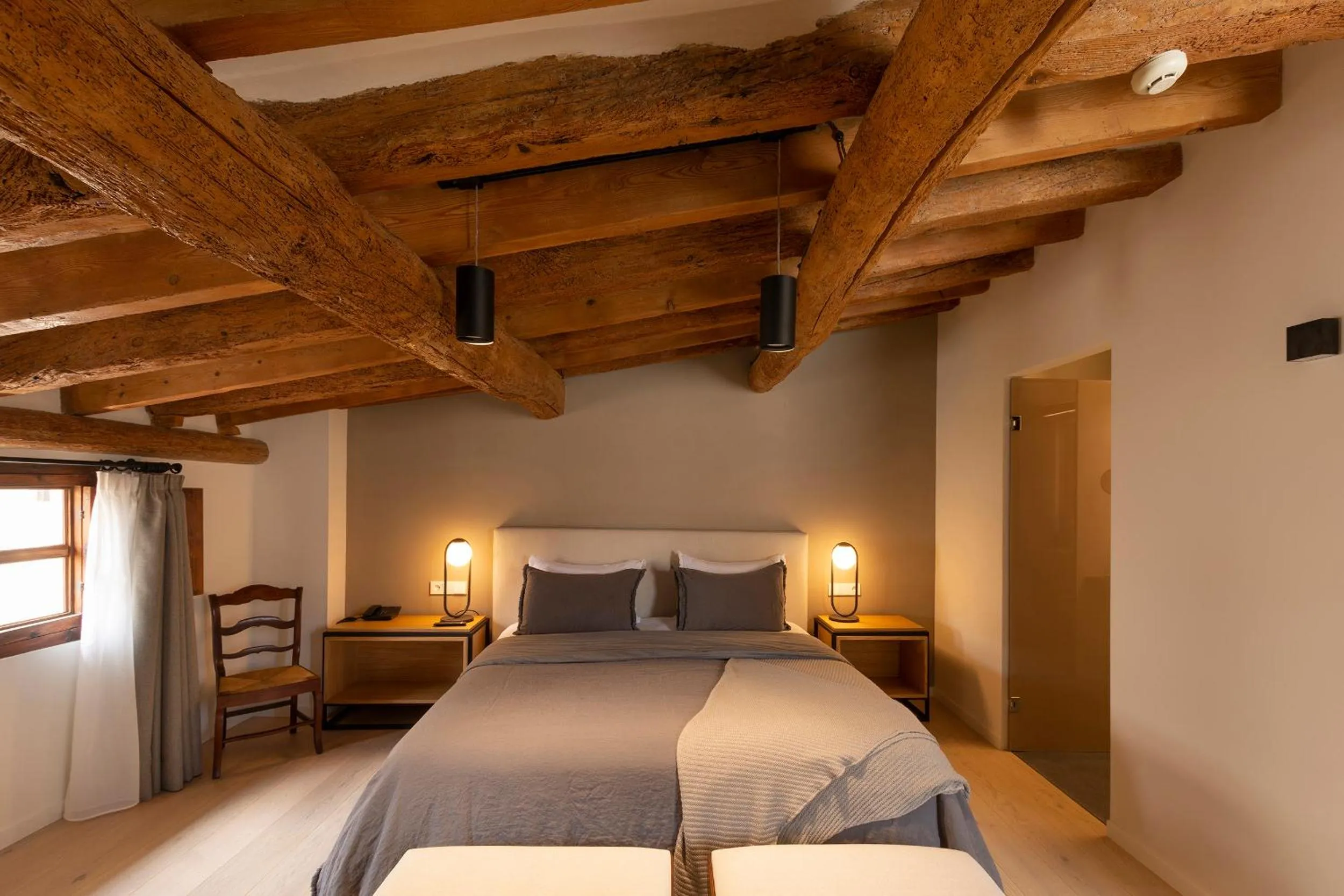 Bed in Hotel Can Cirera