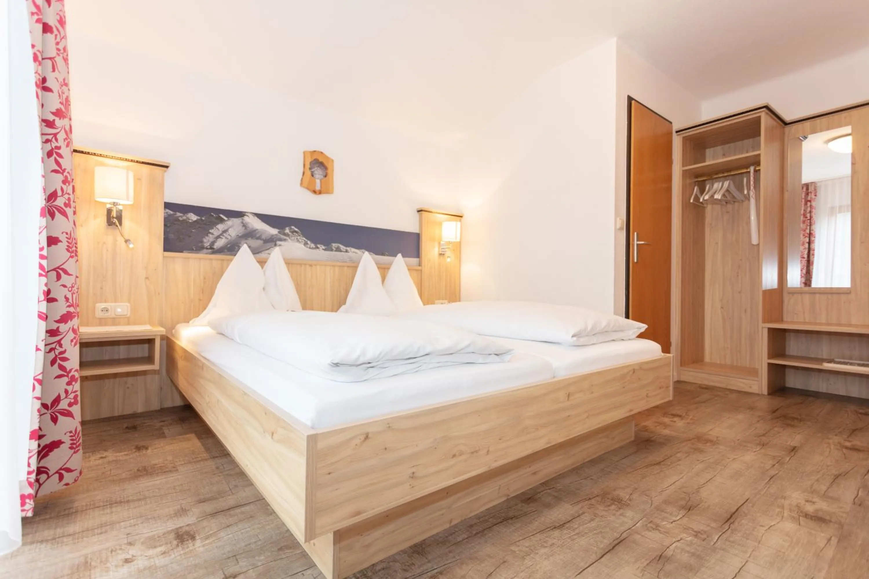 Bed in Schmittental Pension Self-Check-In