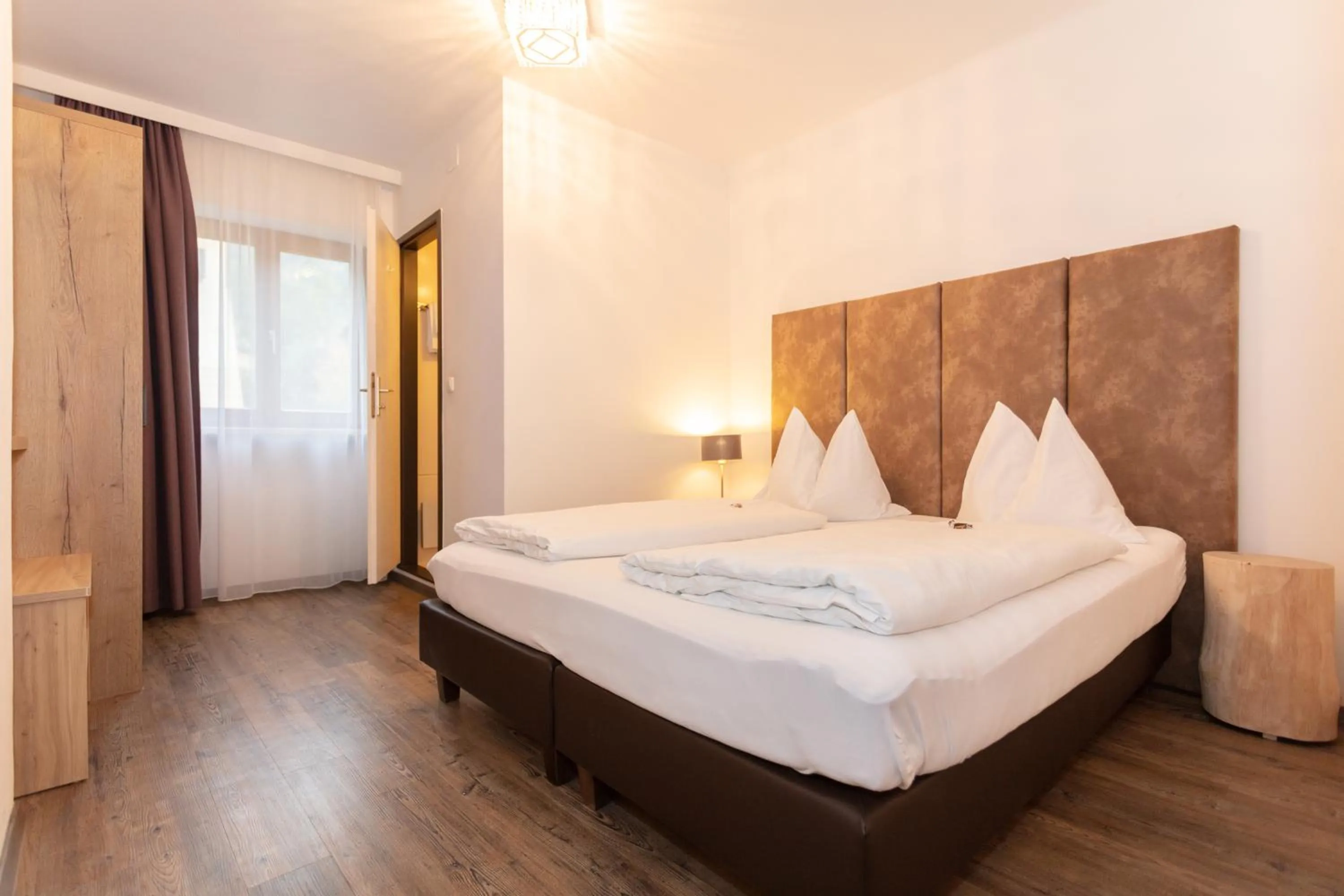 Bed in Schmittental Pension Self-Check-In