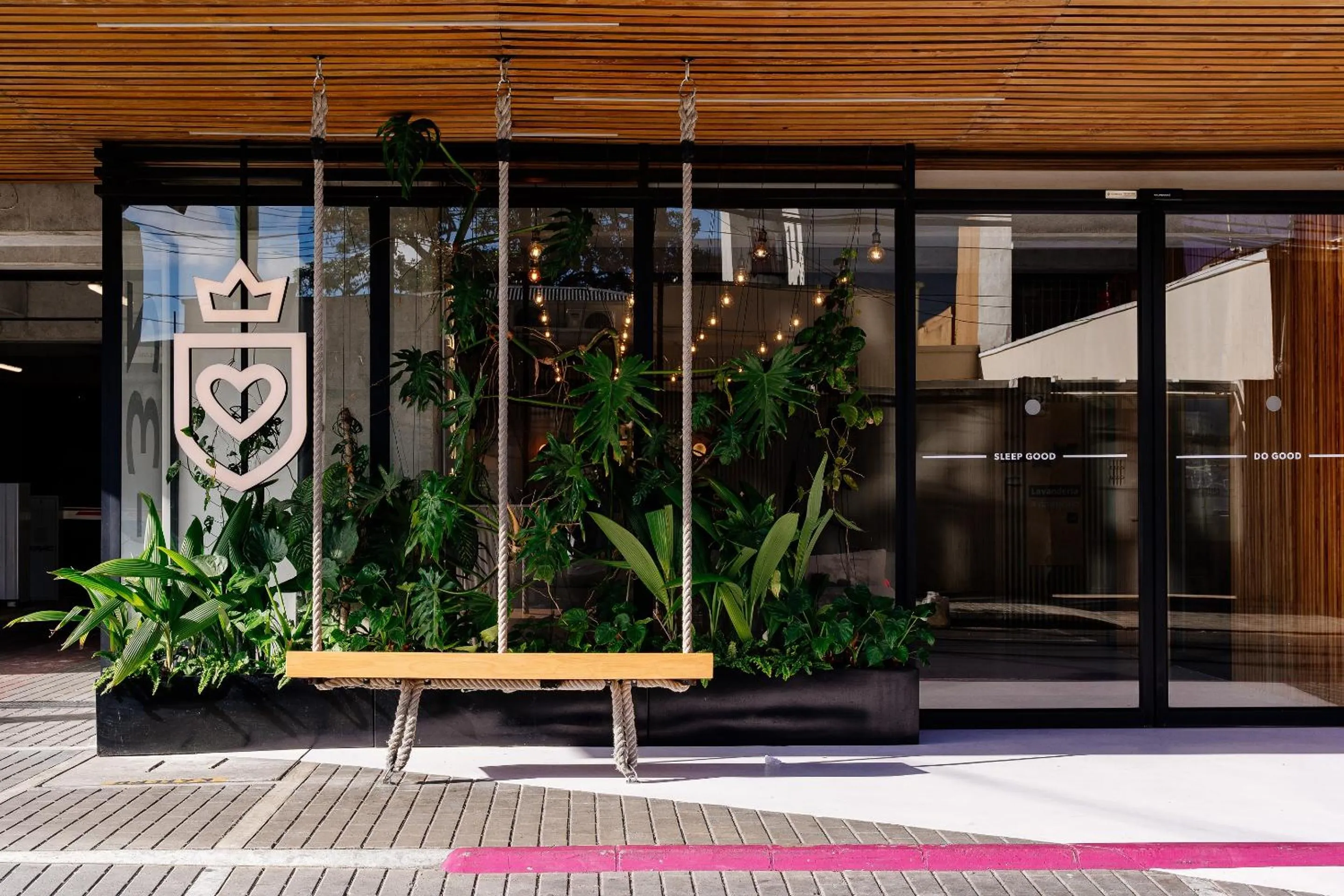 Facade/entrance in Good Hotel Guatemala City