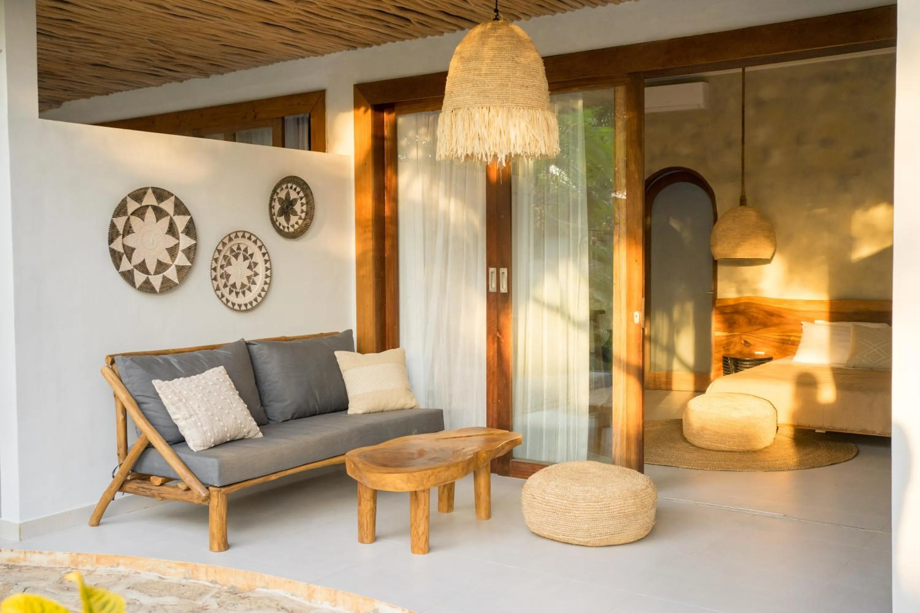 Seating area in Nagara Boutique Hotel